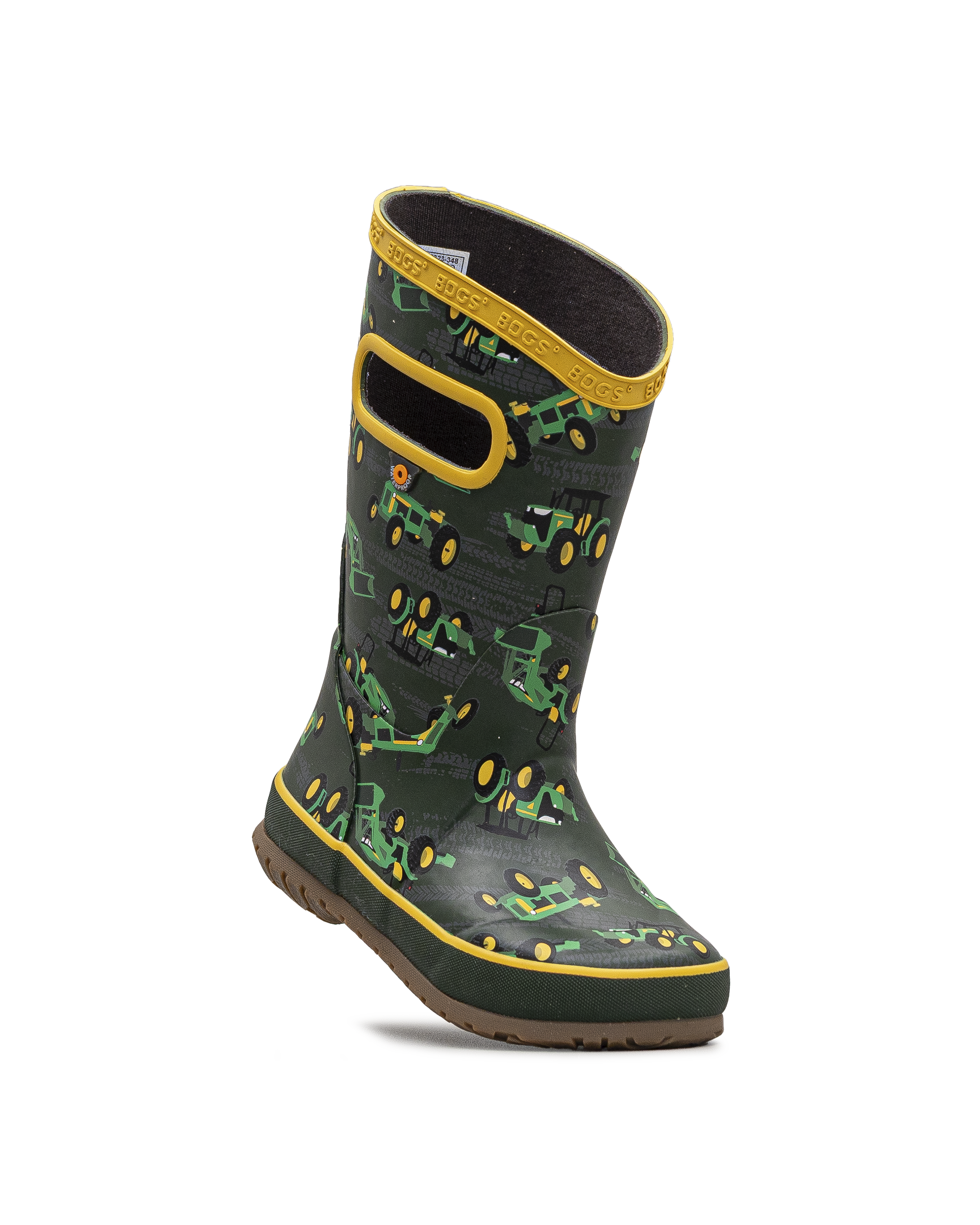 Rainboot tall ps jr - Vert/jaune - #41P-01