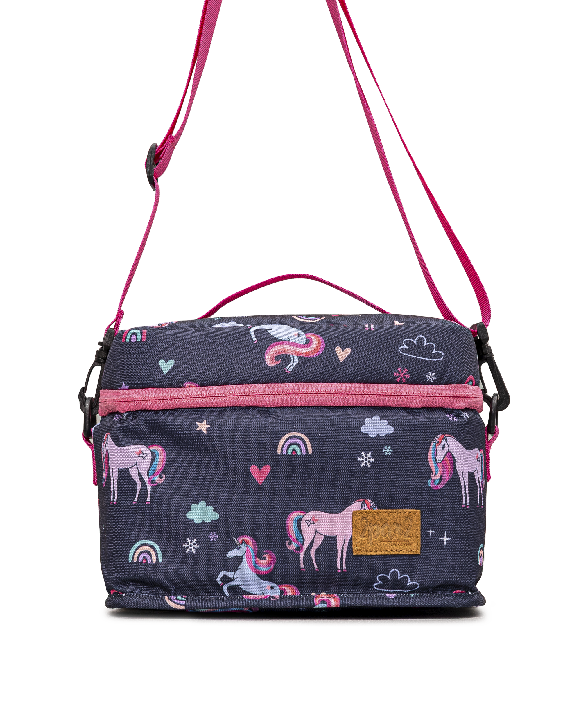 Lunch box  - Navy/pink - #97T-01