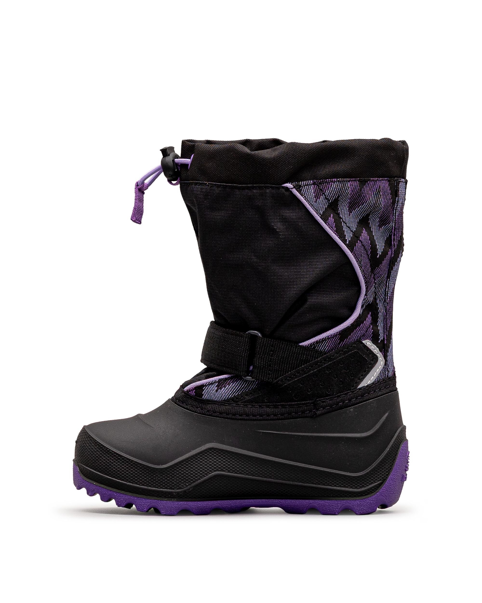 Snowfall 2 ps jr - Noir&mauve - #41F-02