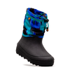 Snow shell jr - Noir&mauve - #41N-207