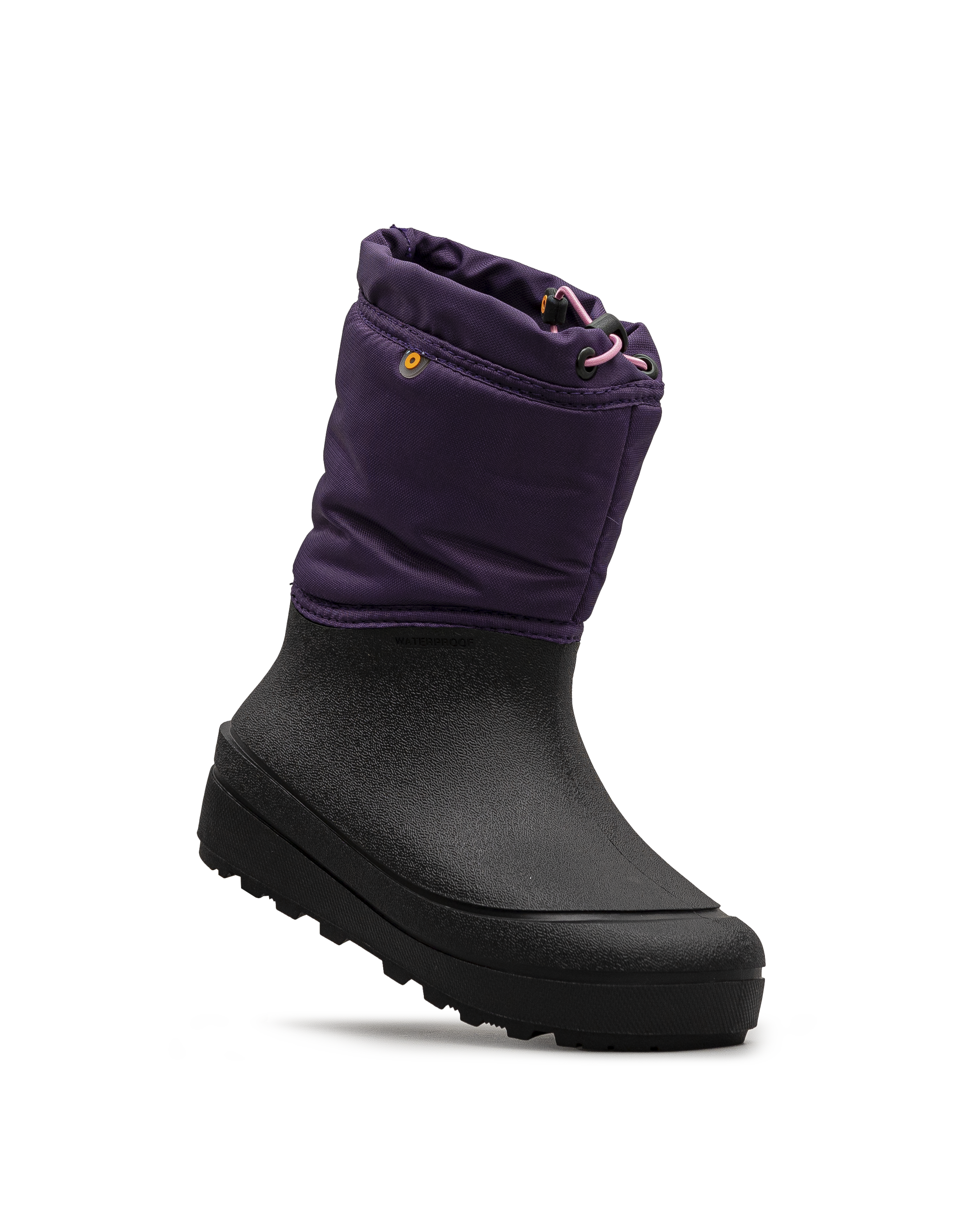 Snow shell jr - Noir&mauve - #41N-207