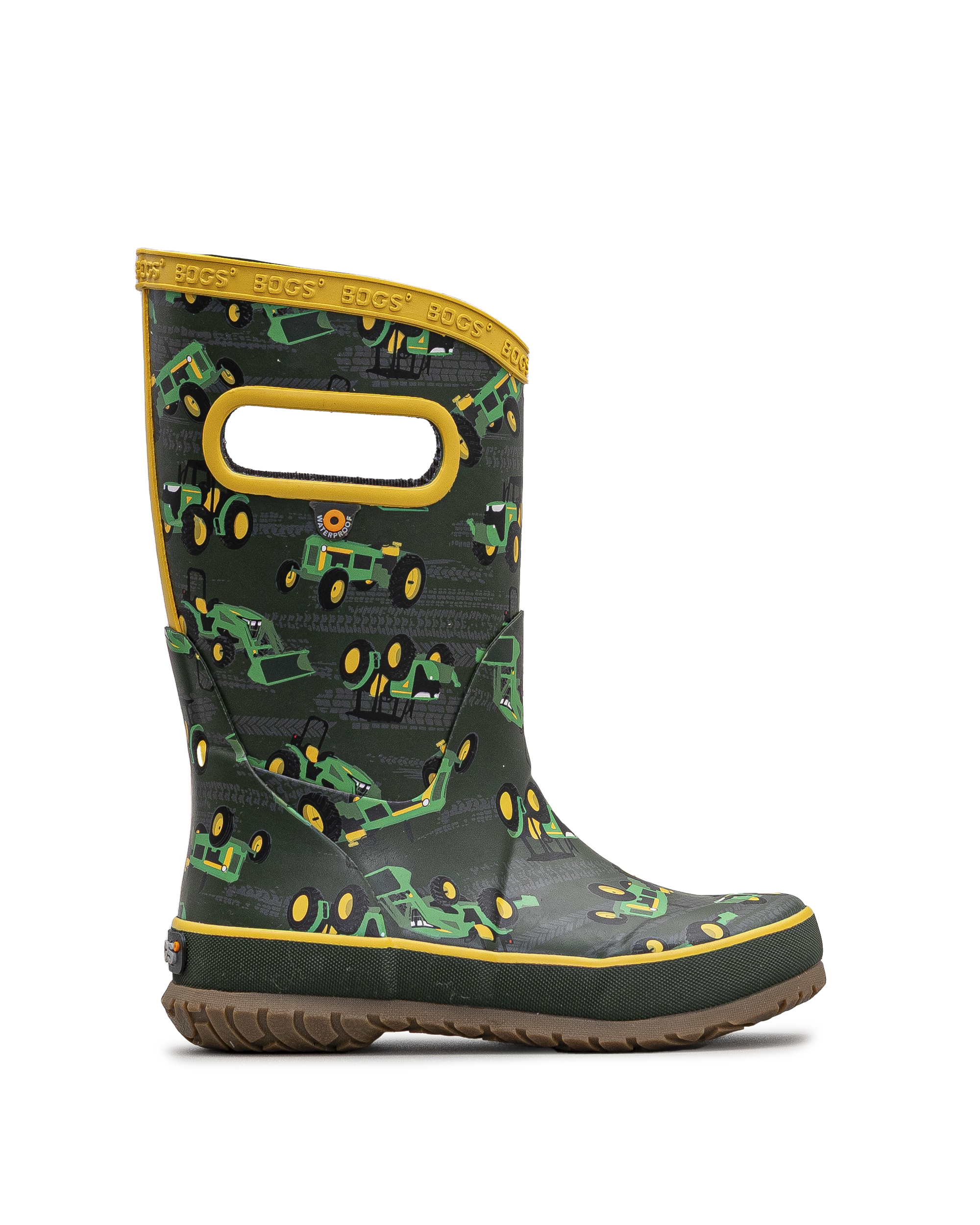 Rainboot tall ps jr - Vert/jaune - #41P-01