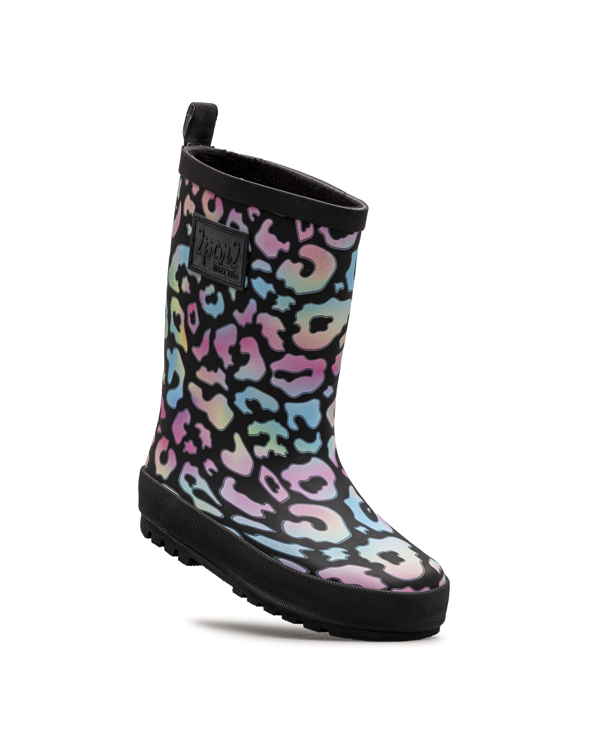 Rain boots td ps - Leopard noir - #41P-03