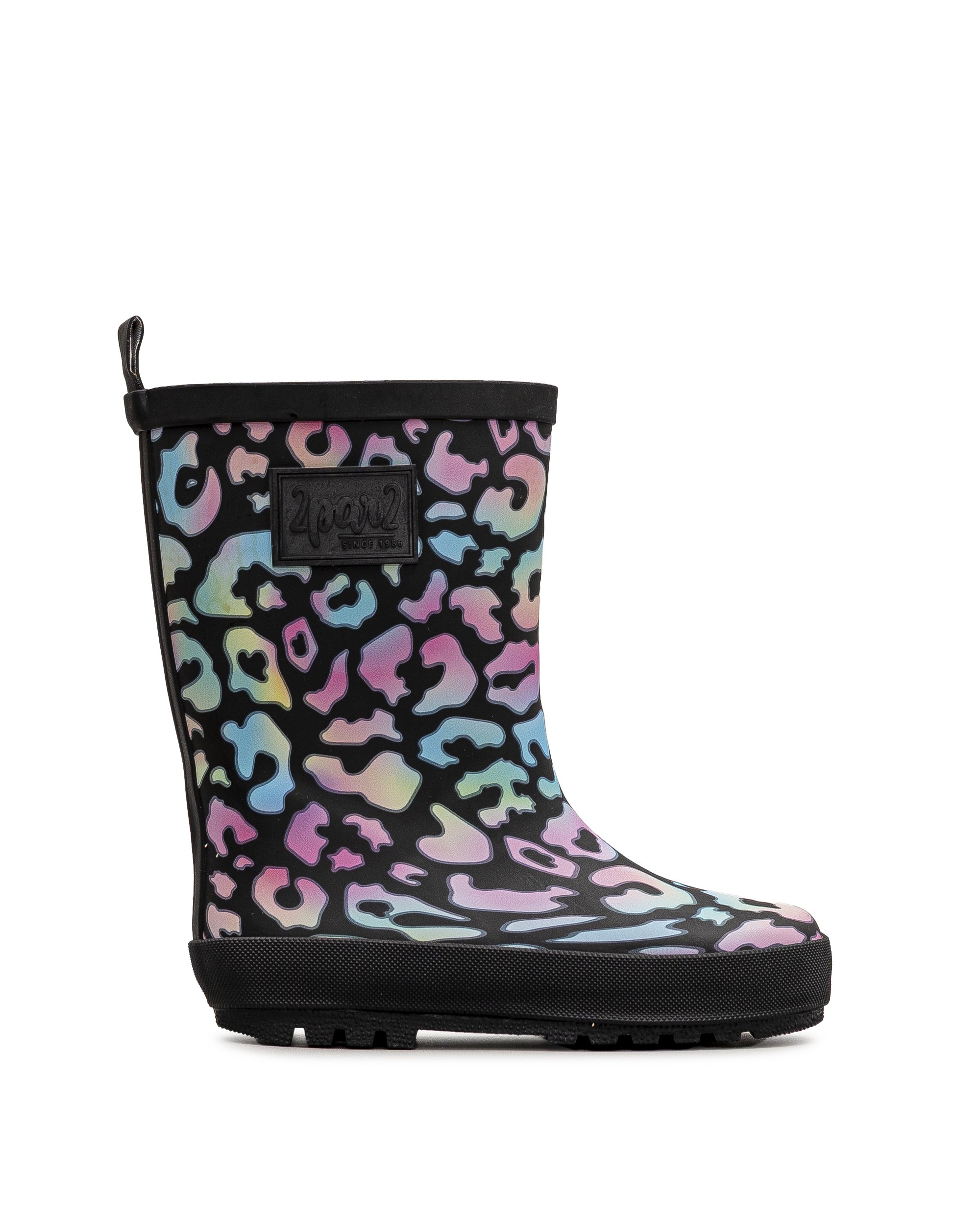 Rain boots td ps - Leopard noir - #41P-03