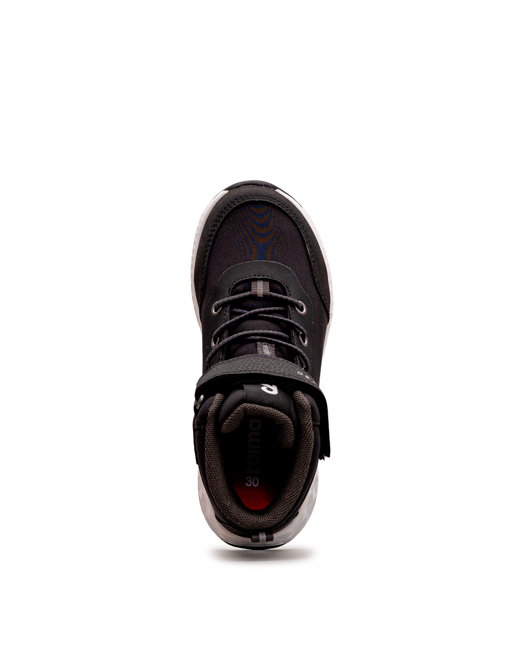 Vue de dessus de la chaussure Reima Hipien PS JR noire pour enfants
