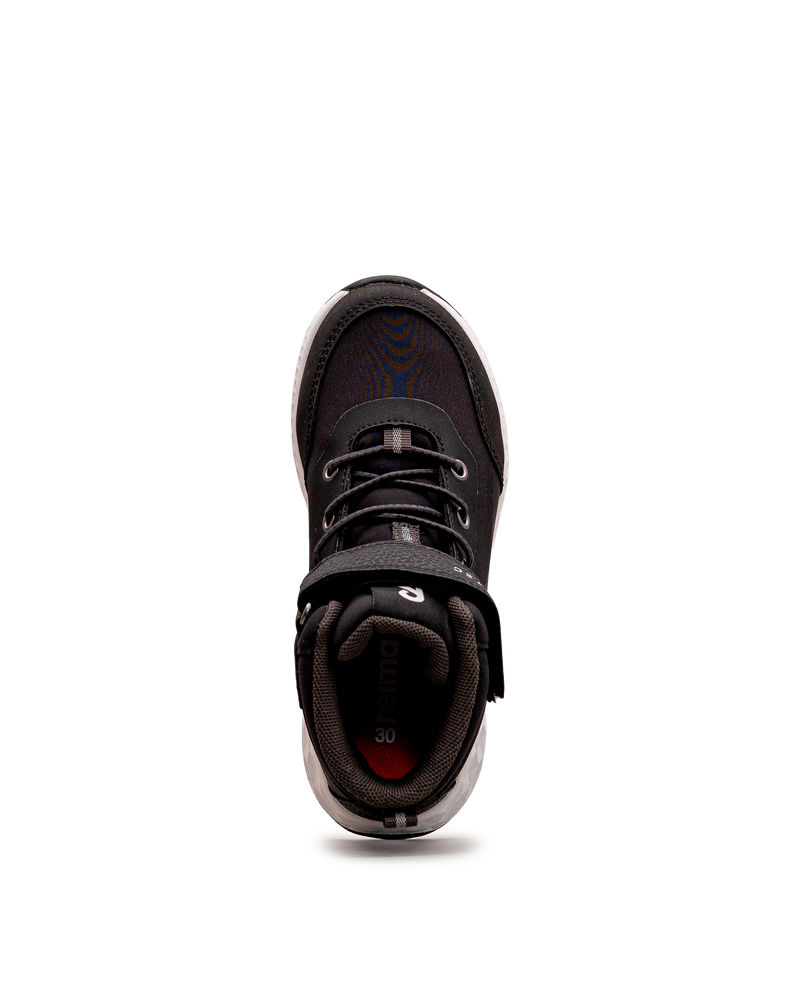 Vue de dessus de la chaussure Reima Hipien PS JR noire pour enfants