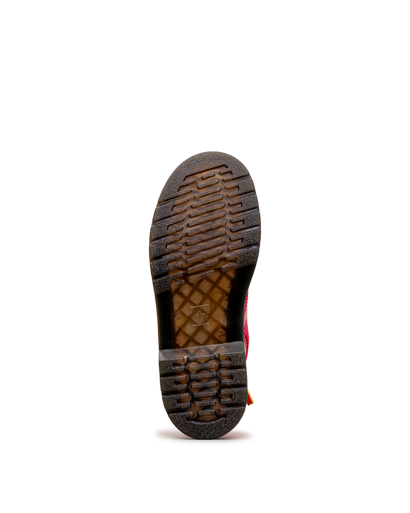 Vue de la semelle de la botte Dr. Martens 1460 Glitter fuchsia