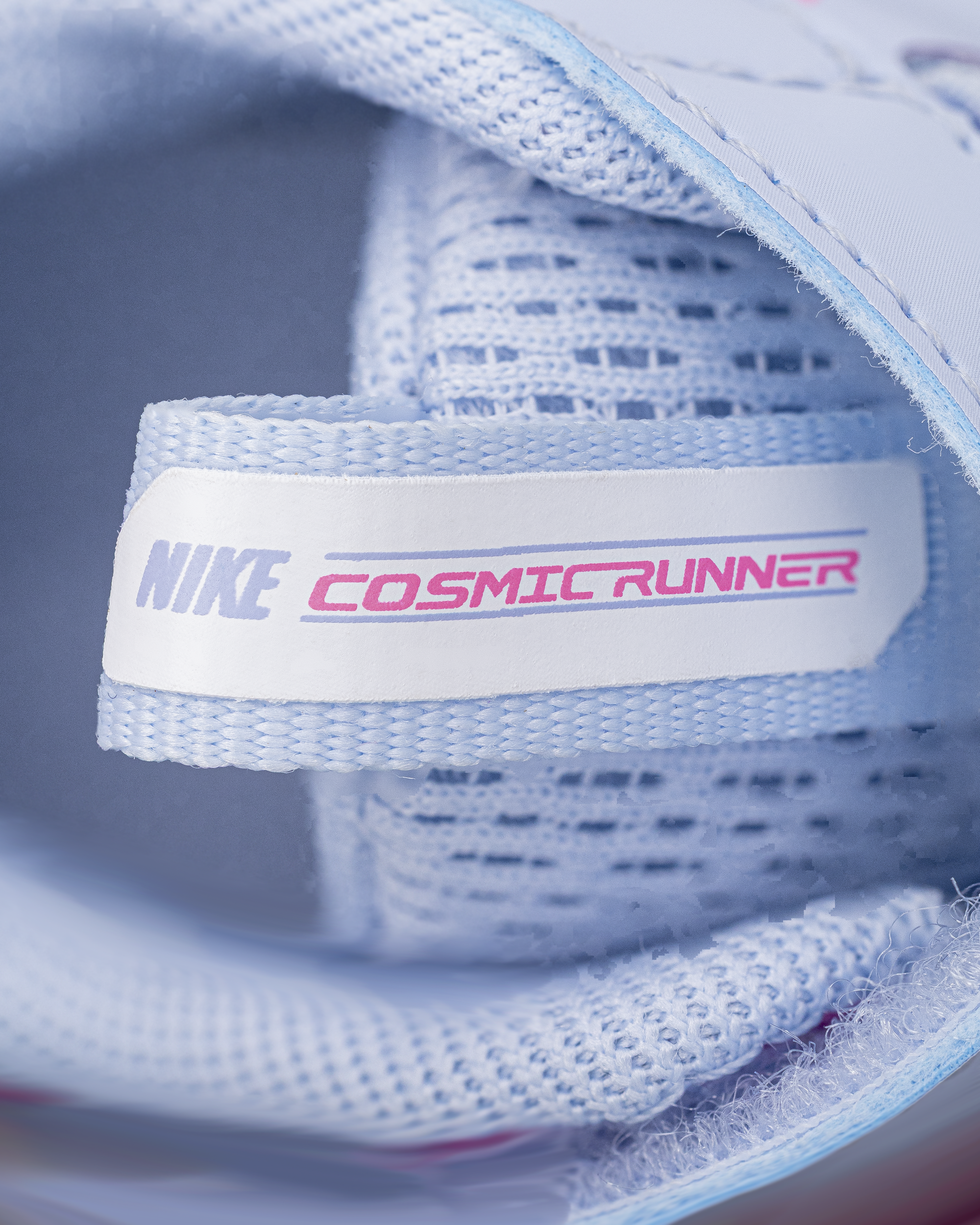 Cosmic runner swoosh td - Bleu/rose  - #43E-100