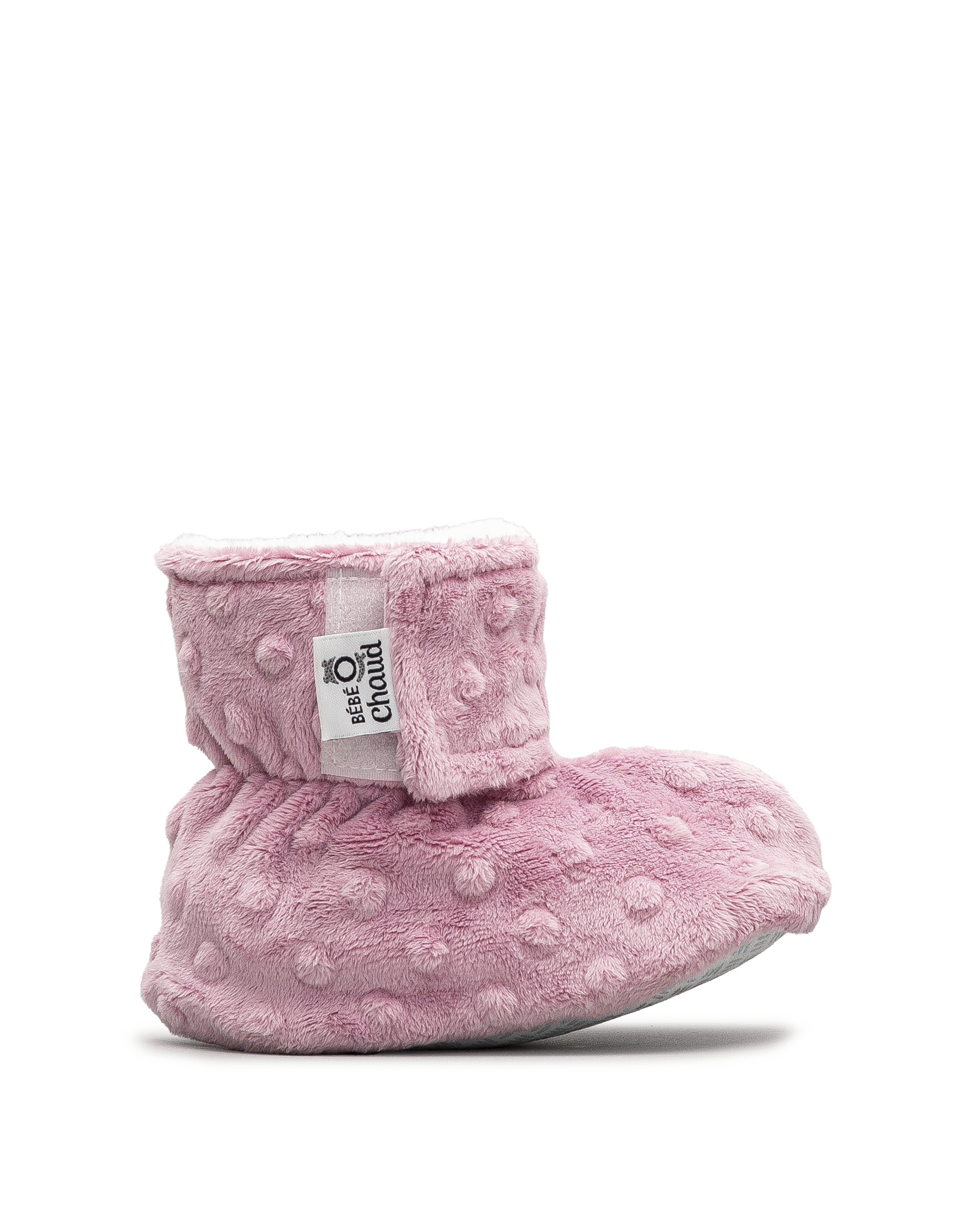 Pantoufle minky - Rose - #45P-01