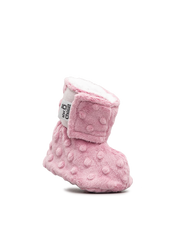 Pantoufle minky - Rose - #45P-03