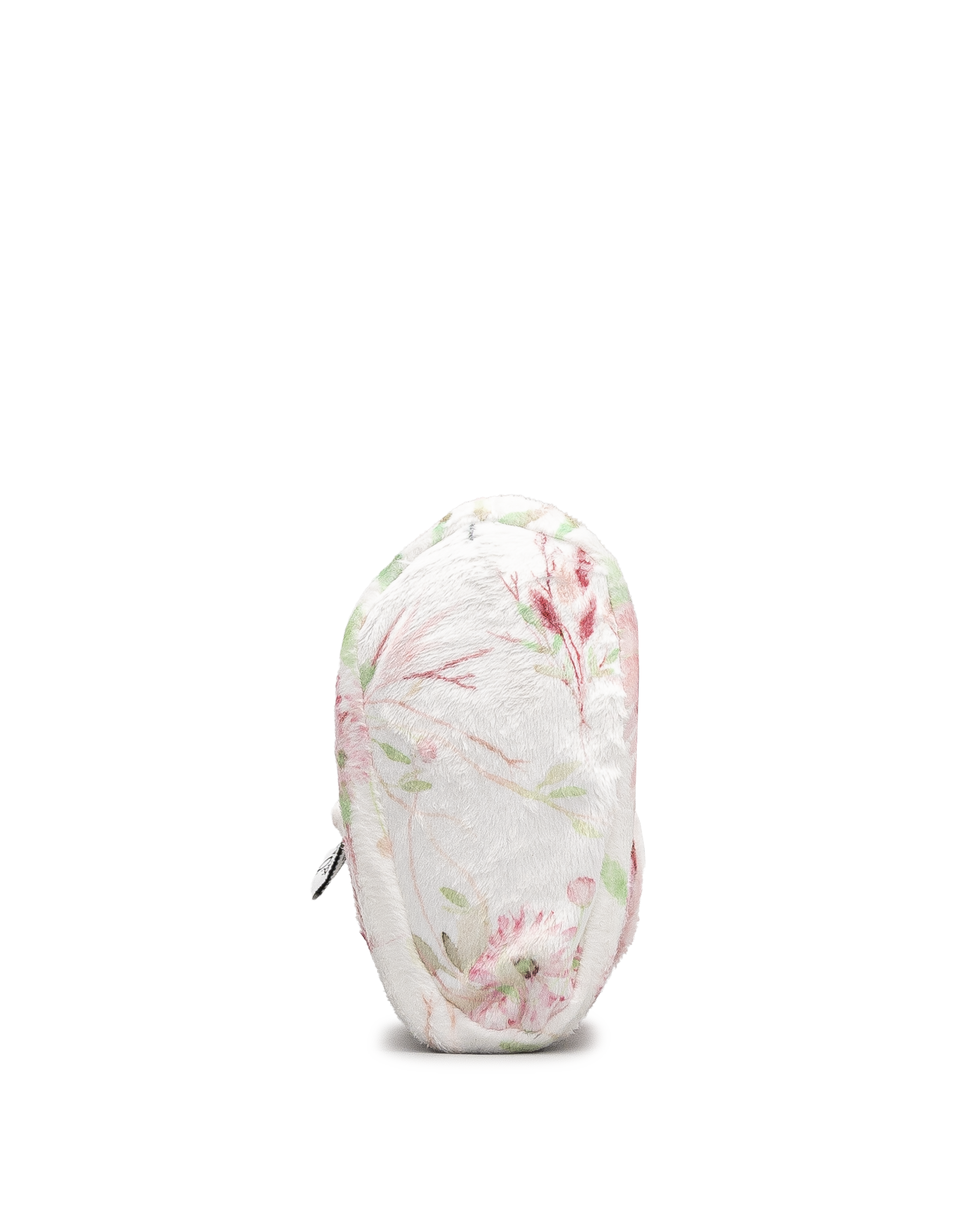 Pantoufle imprime - Blanc&rose - #45P-07