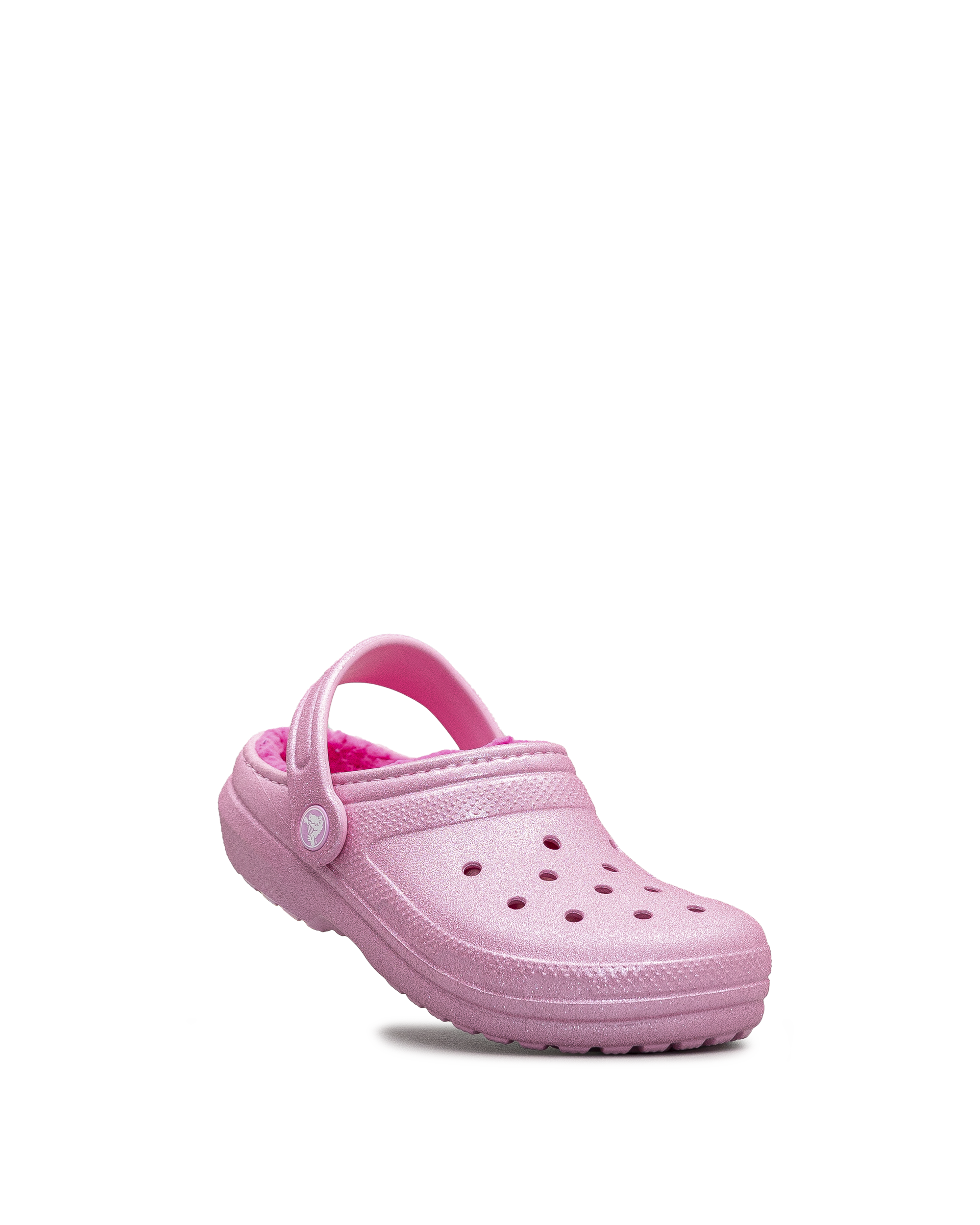 Lined glitter clog jr  - Rose - #45P-08