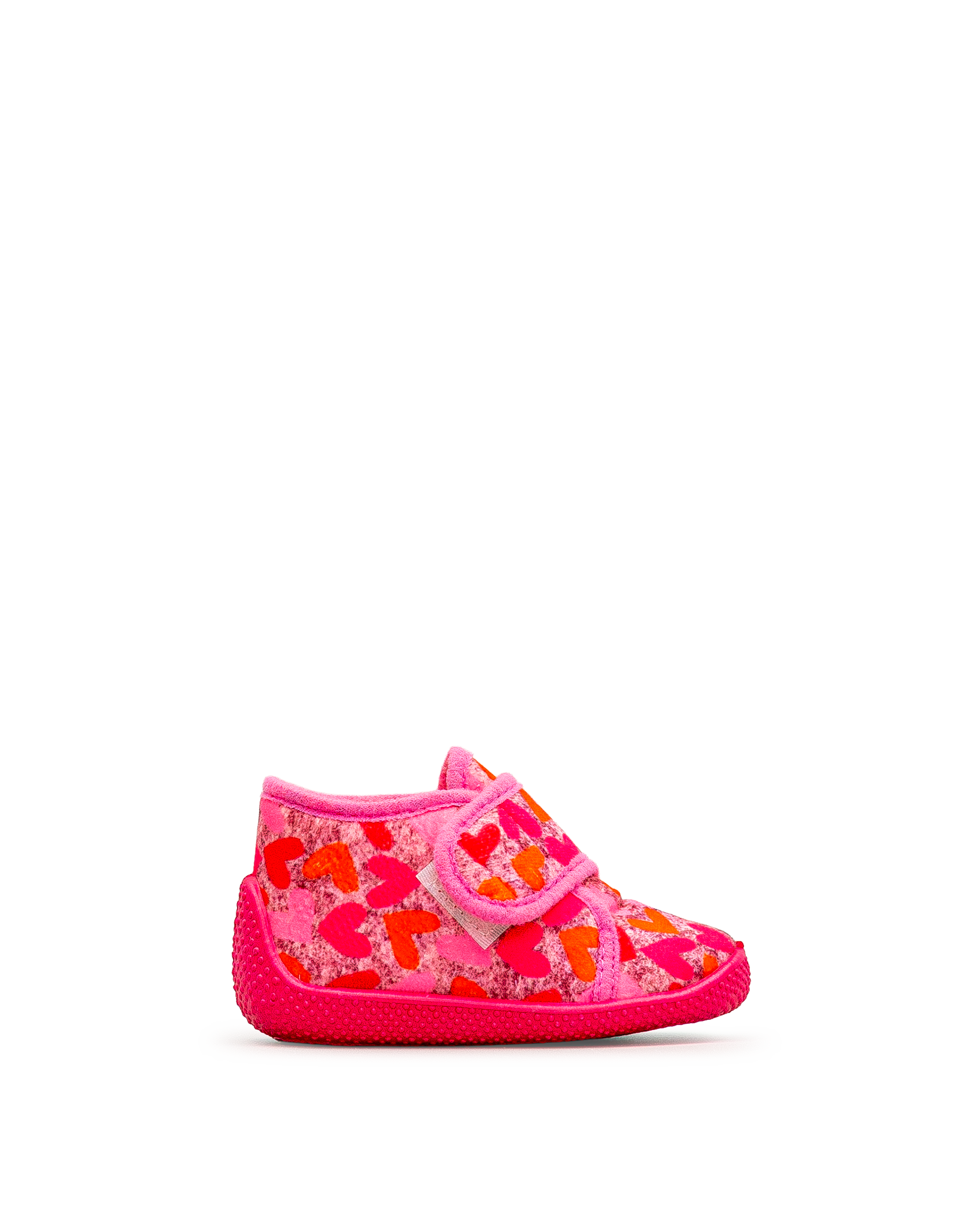 Pantouffle velcro  - Rose - #45P-123