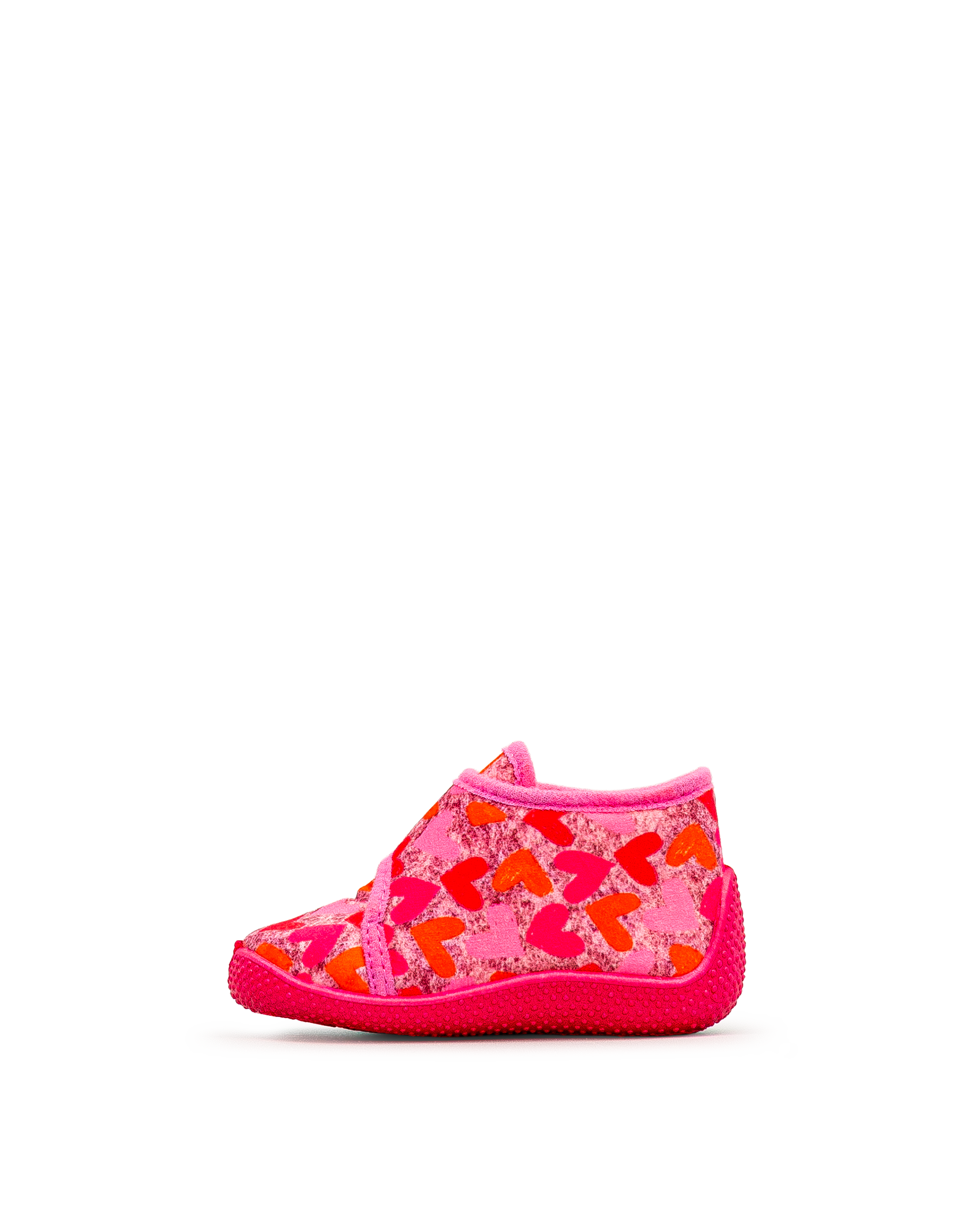 Pantouffle velcro  - Rose - #45P-123