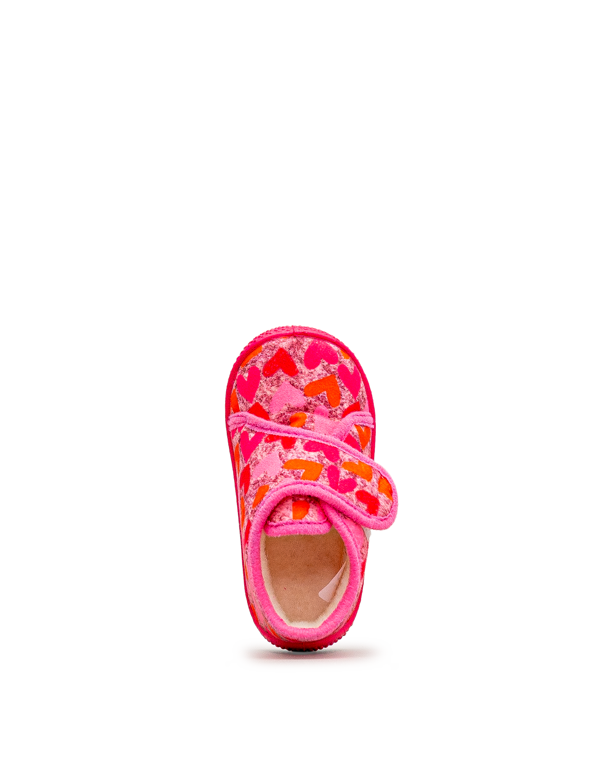 Pantouffle velcro  - Rose - #45P-123