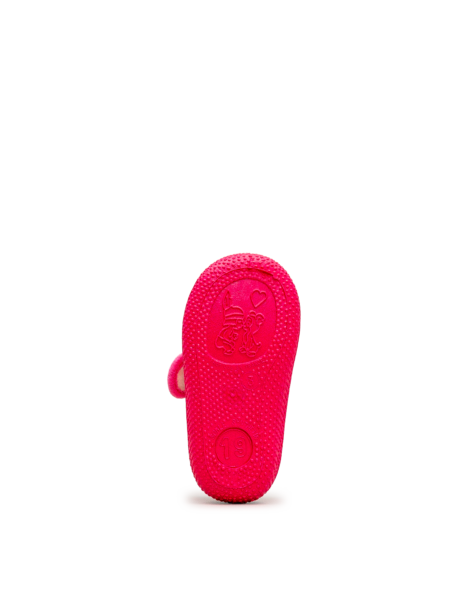 Pantouffle velcro  - Rose - #45P-123