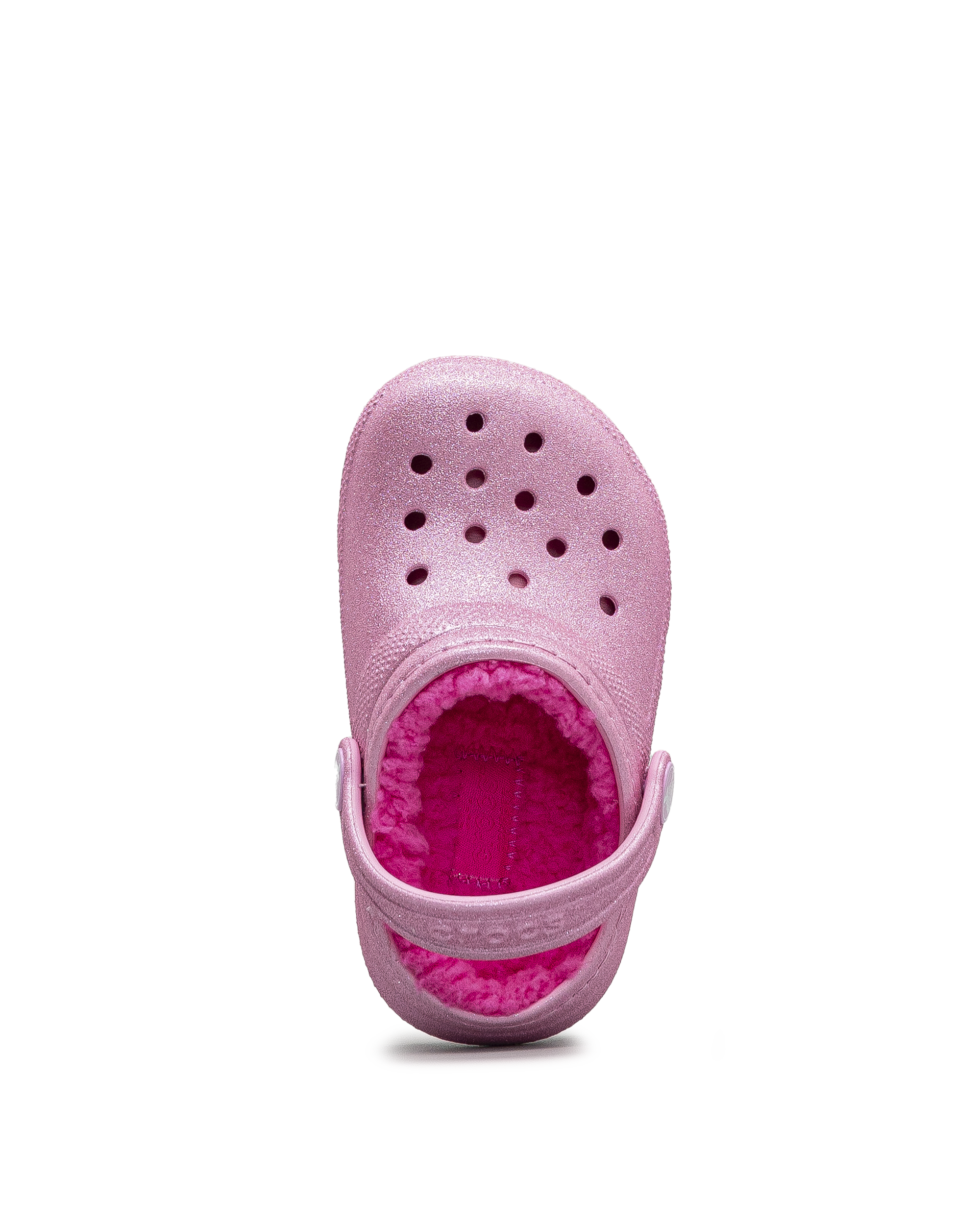 Lined glitter clog td  - Rose - #45P-12