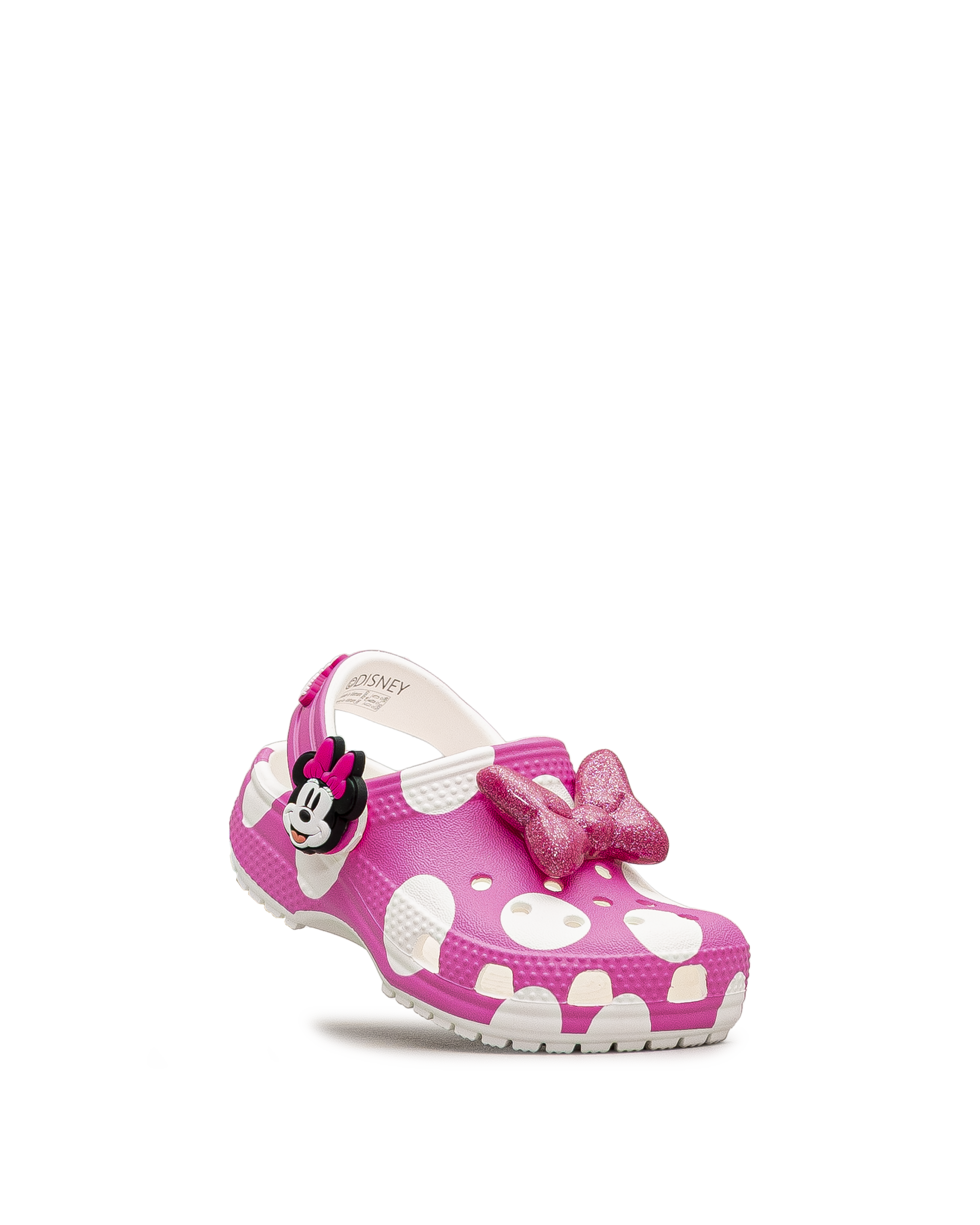Classic clog minnie  - Blanc&rose - #46W-21