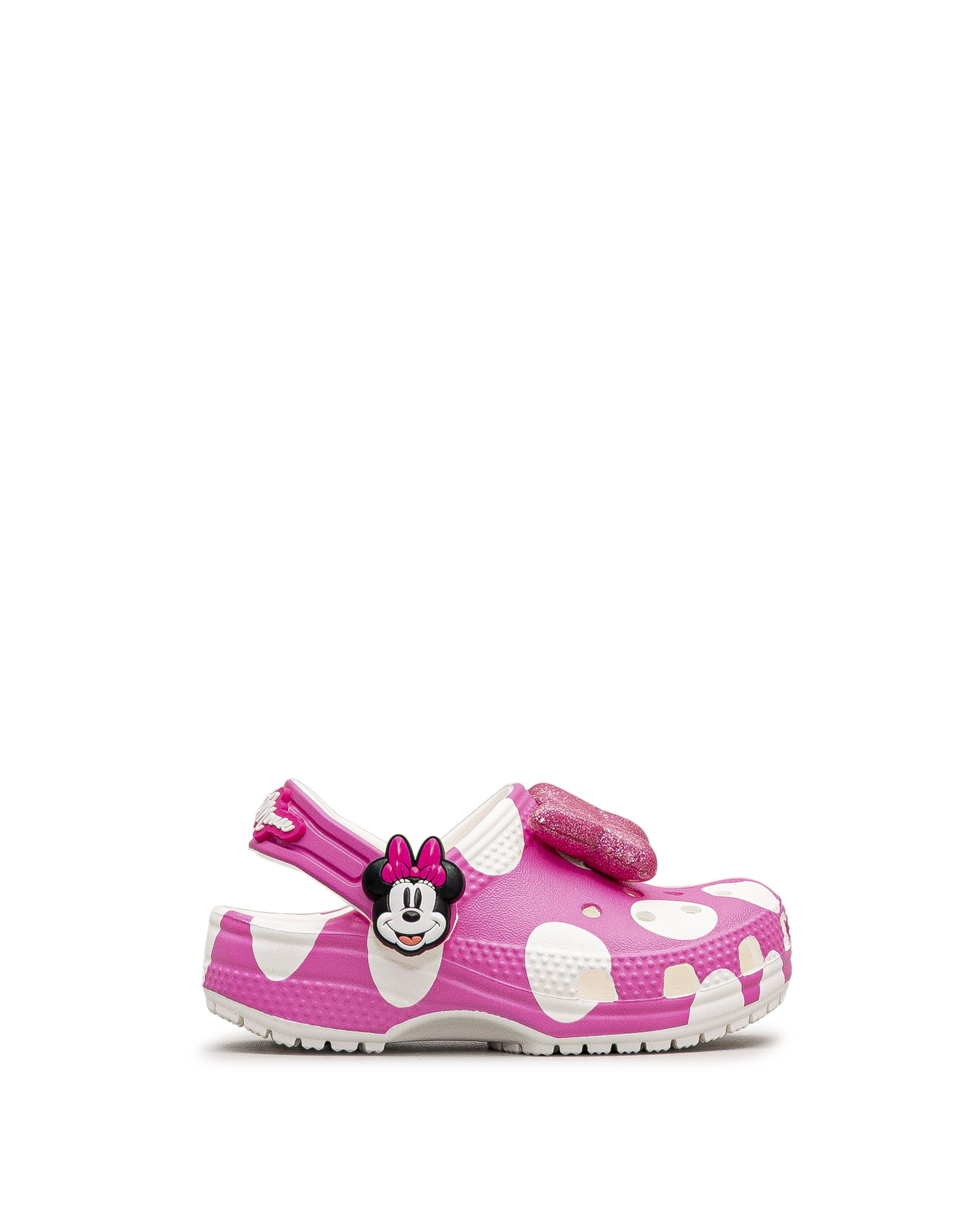 Classic clog minnie  - Blanc&rose - #46W-21