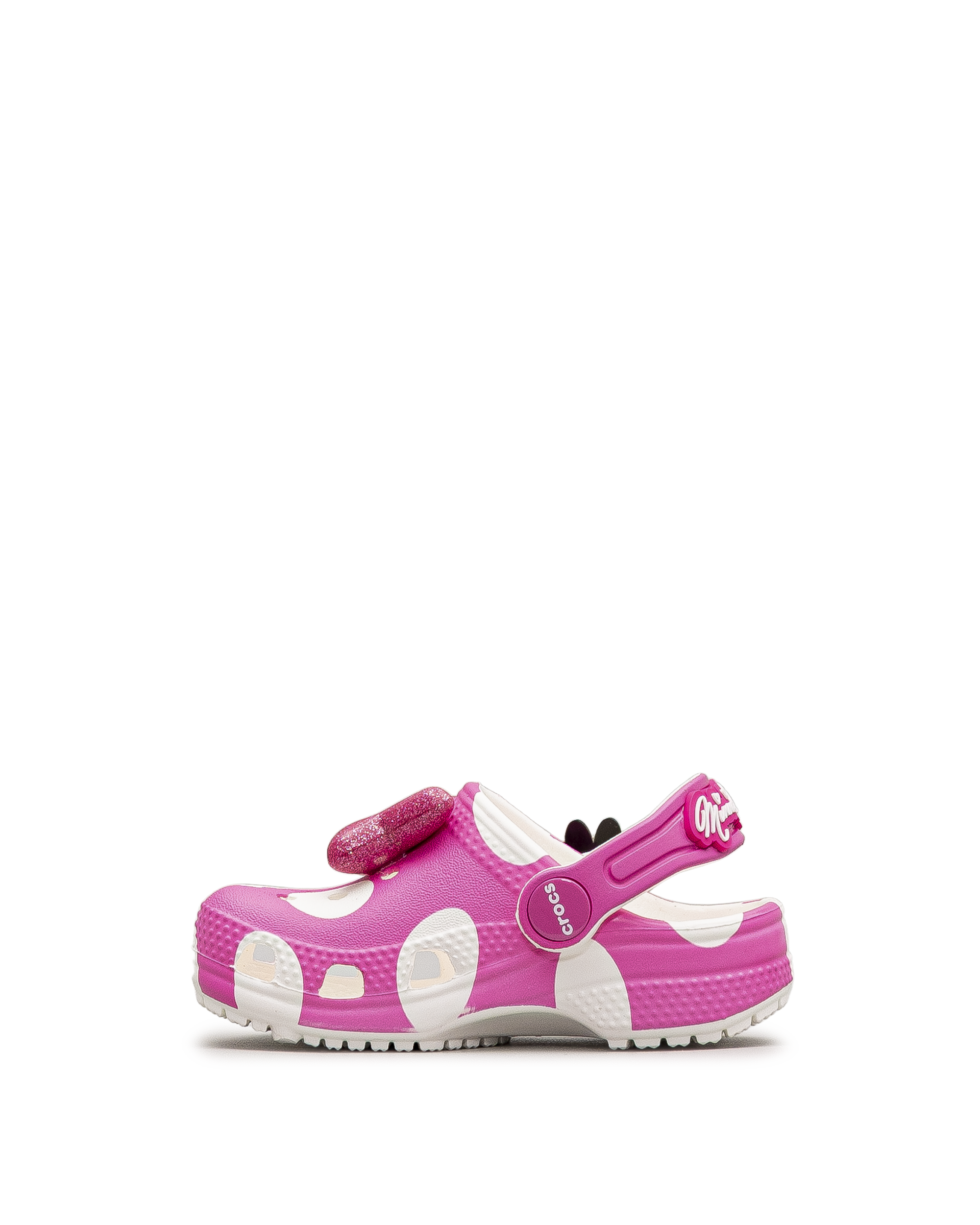 Classic clog minnie  - Blanc&rose - #46W-21