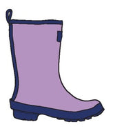 raindrops  - Mauve  - #61P-1037