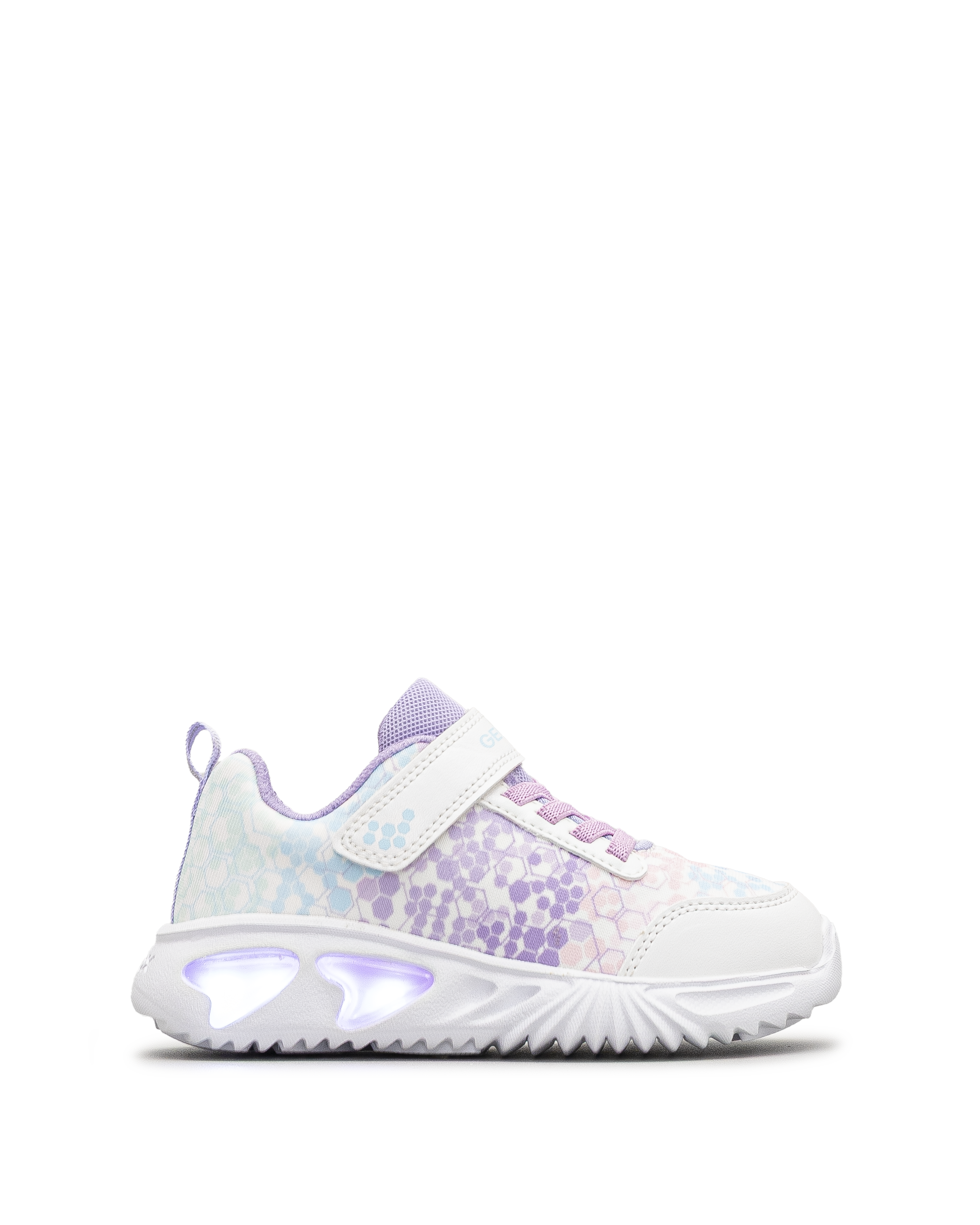 J assister girl td ps - Blanc/mauve - #63E-40