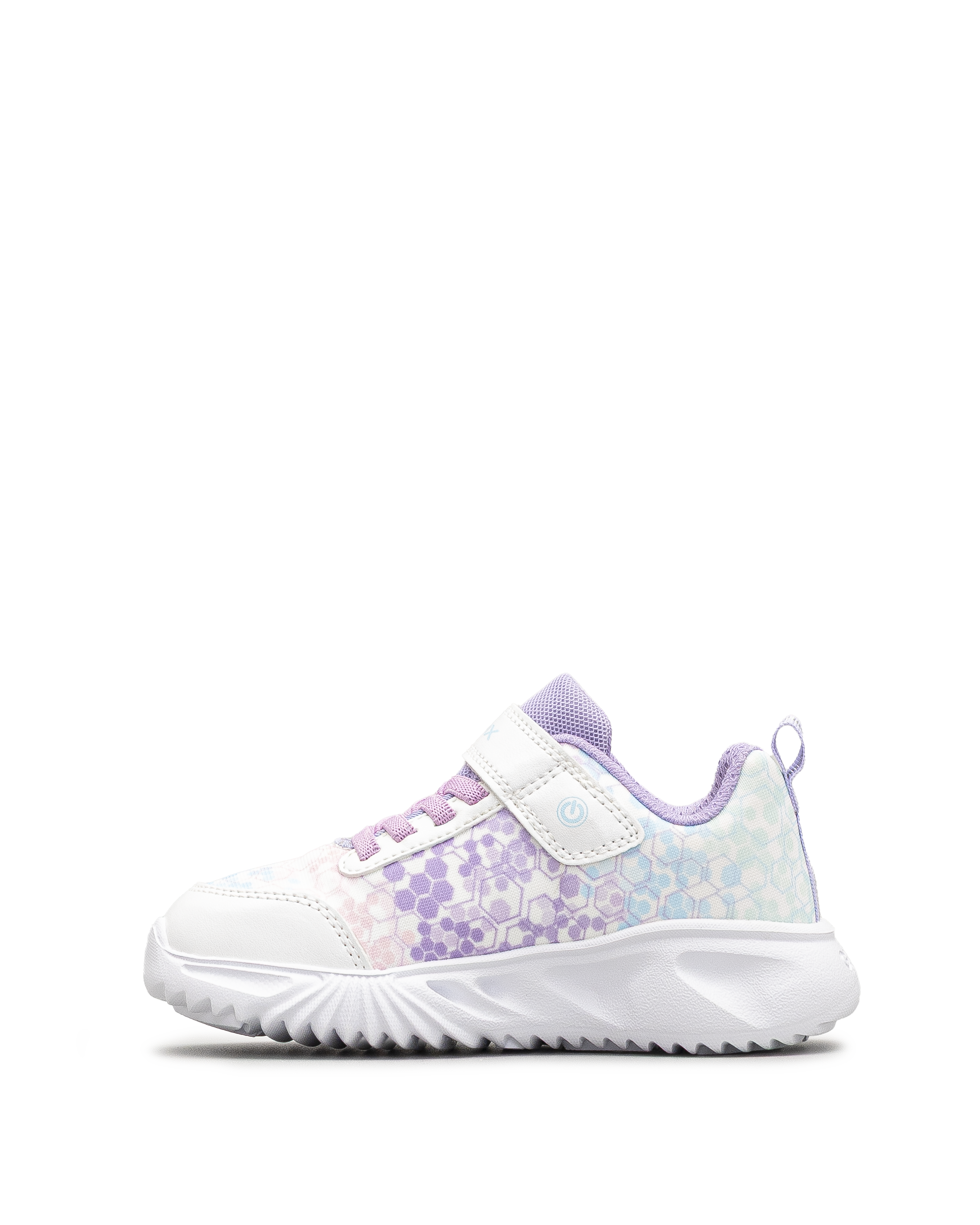 J assister girl td ps - Blanc/mauve - #63E-40