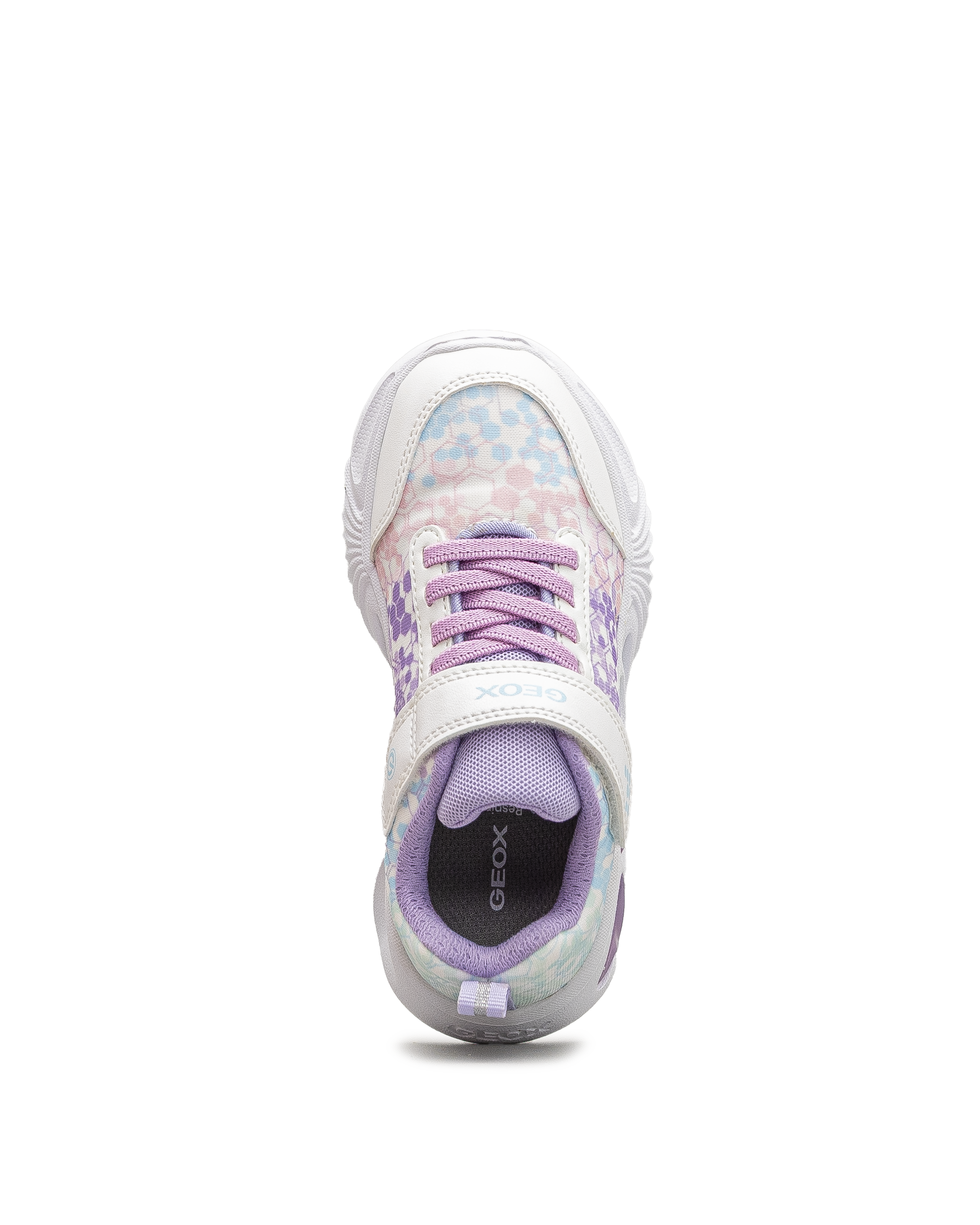 J assister girl td ps - Blanc/mauve - #63E-40