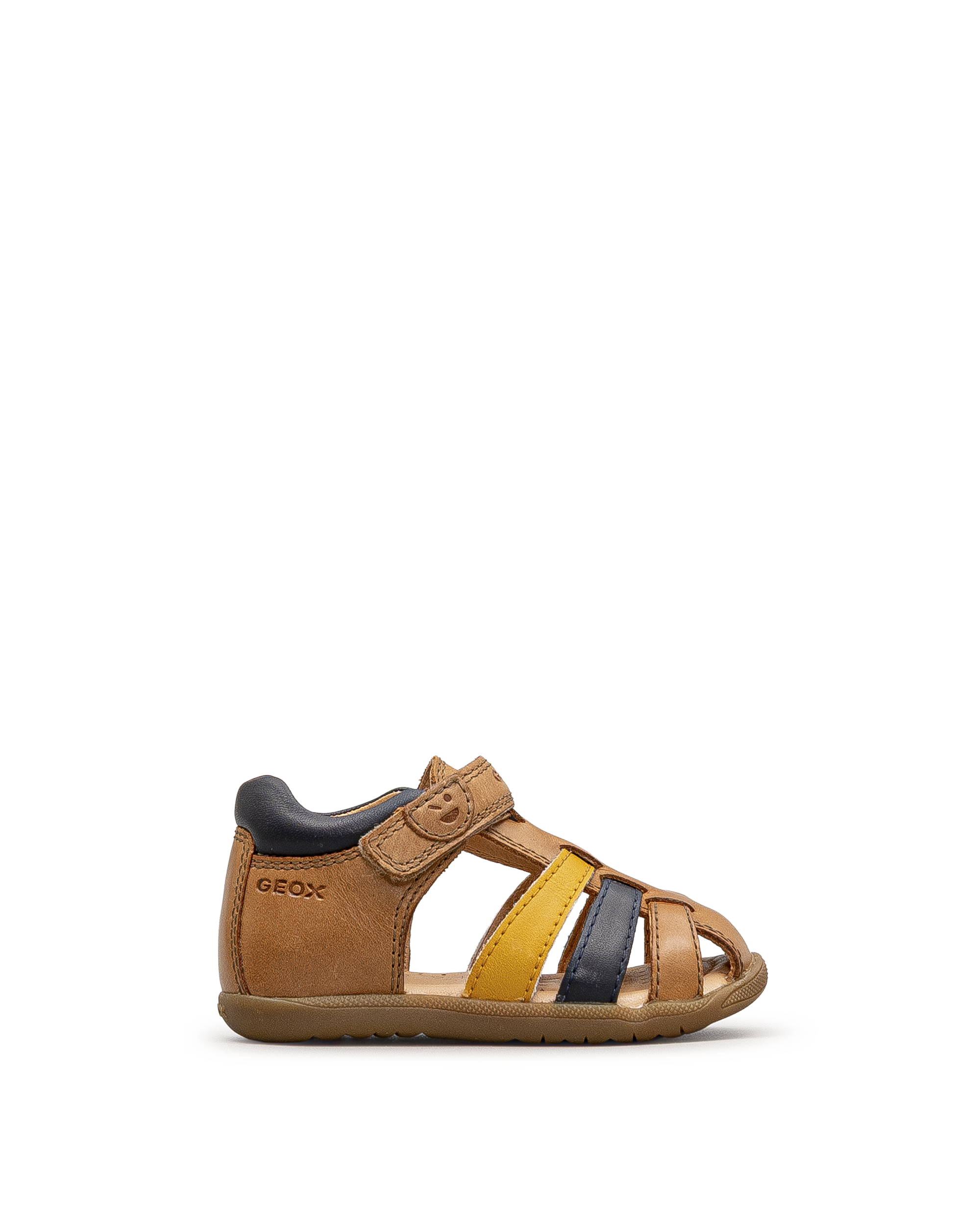 B sandal macchia boy td - Bleu/beige - #78A-02