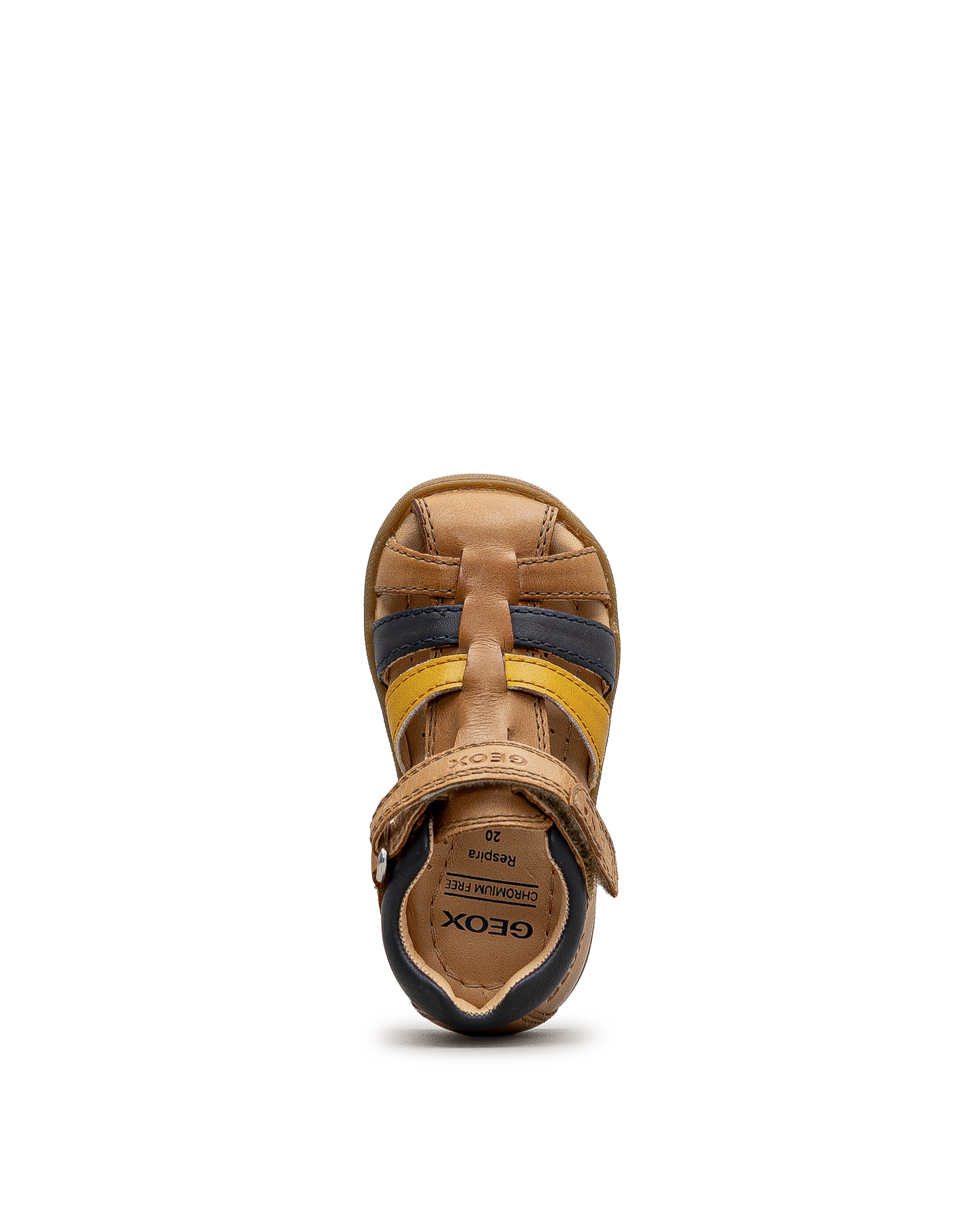 B sandal macchia boy td - Bleu/beige - #78A-02
