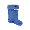 smile fleece welly so - Bleu - #97B-325