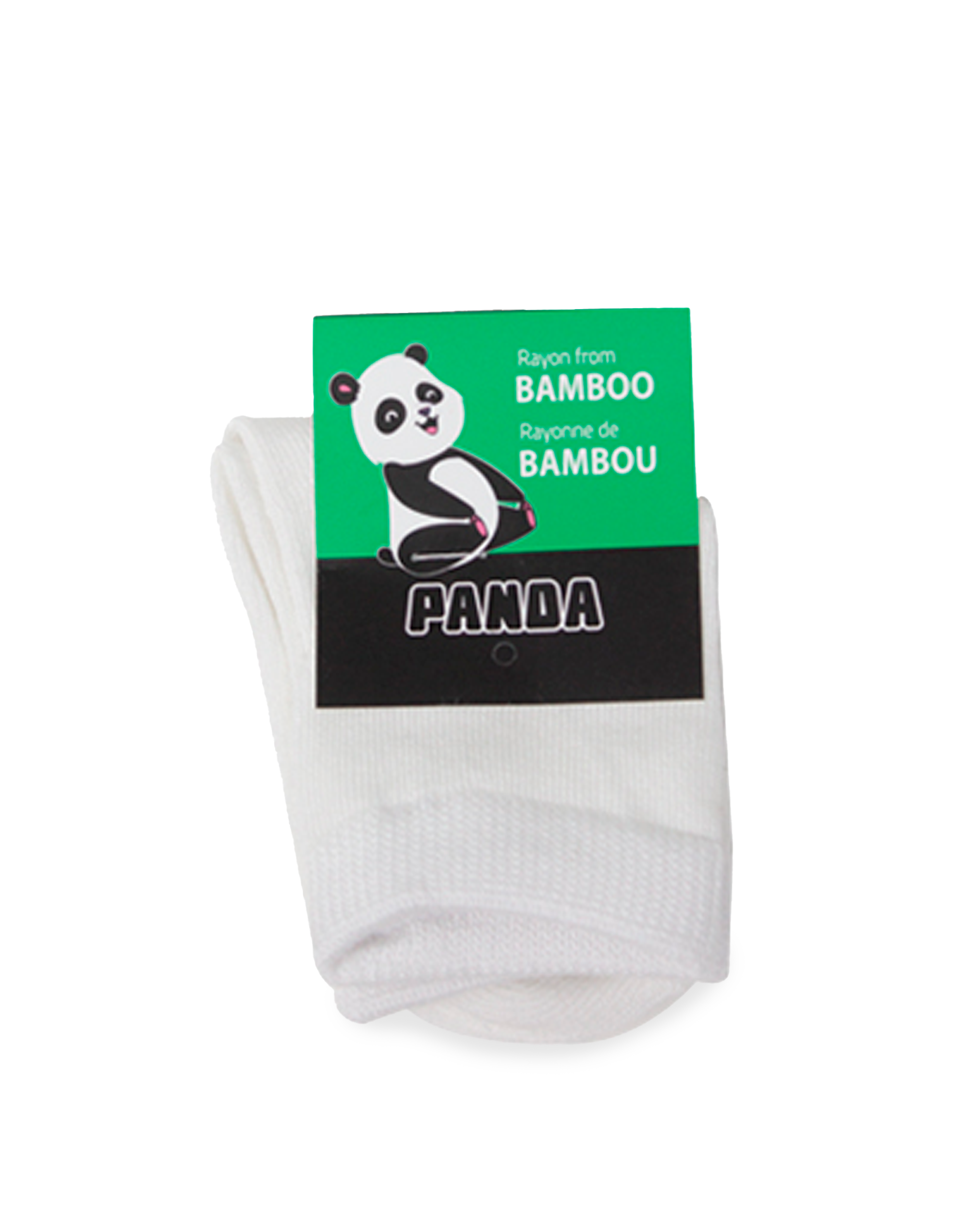 Bamboo uni blanc crew - Blanc  - #97B-526