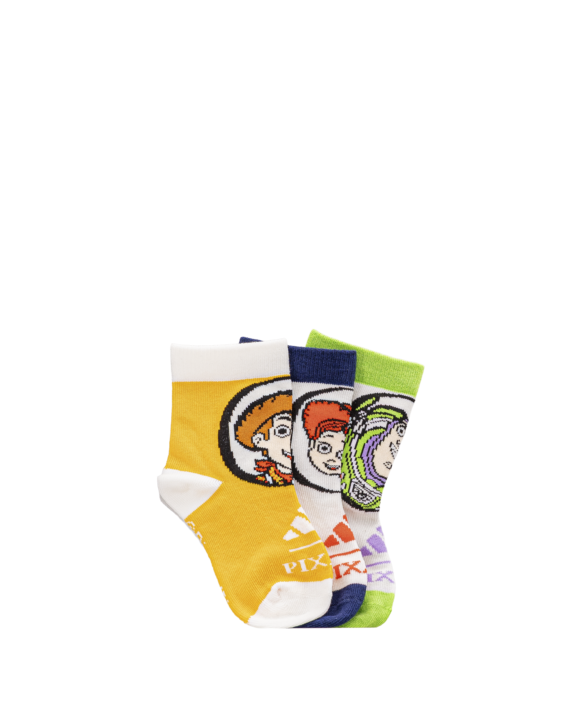 Lk dy 3pp socks - Vert/jaune - #97B-54