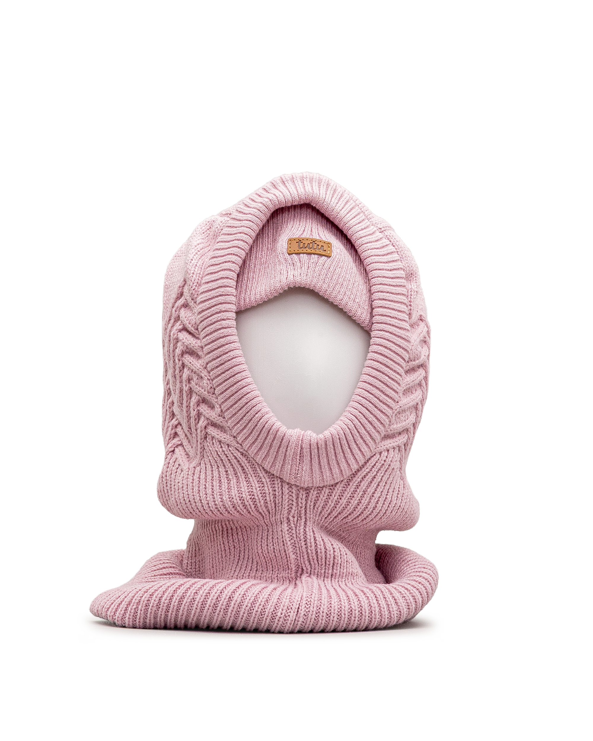 Cagoule en tricot - Rose - #97C-01