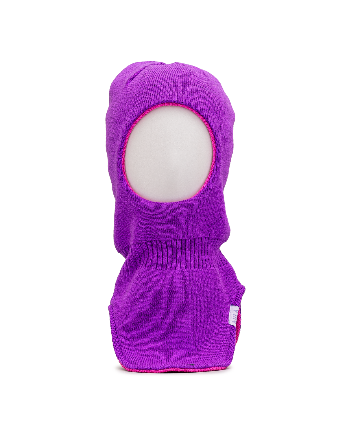 Reversible balaclava  - Mauve/rose - #97C-08