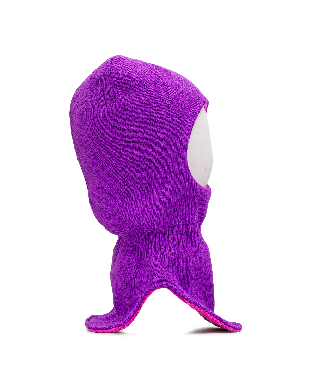 Reversible balaclava  - Mauve/rose - #97C-08