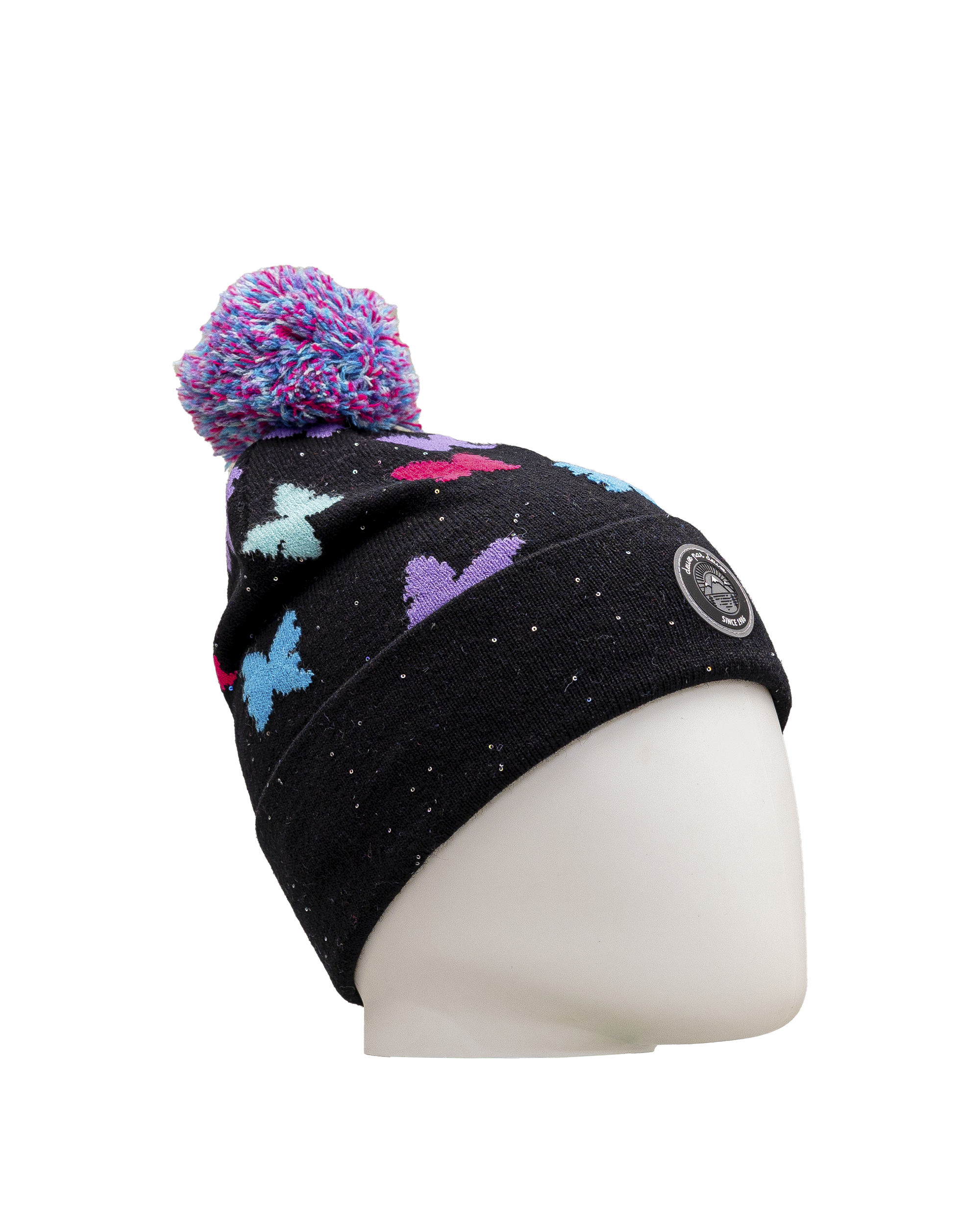 Hat pompom - Noir multi - #97D-11