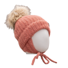 Tuque en tricot 12m 4y  - Rose - #97D-144