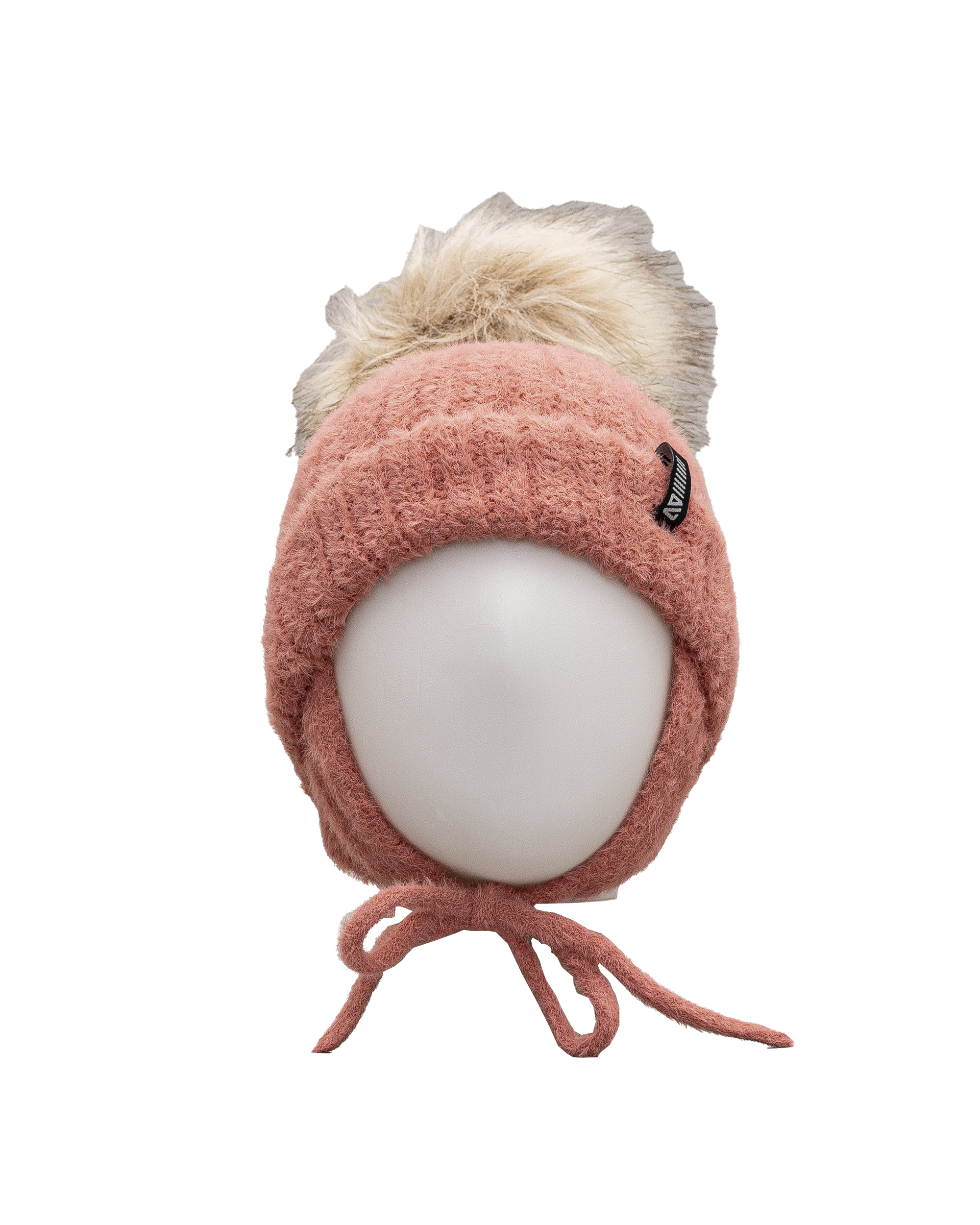 Tuque en tricot 12m 4y  - Rose - #97D-144