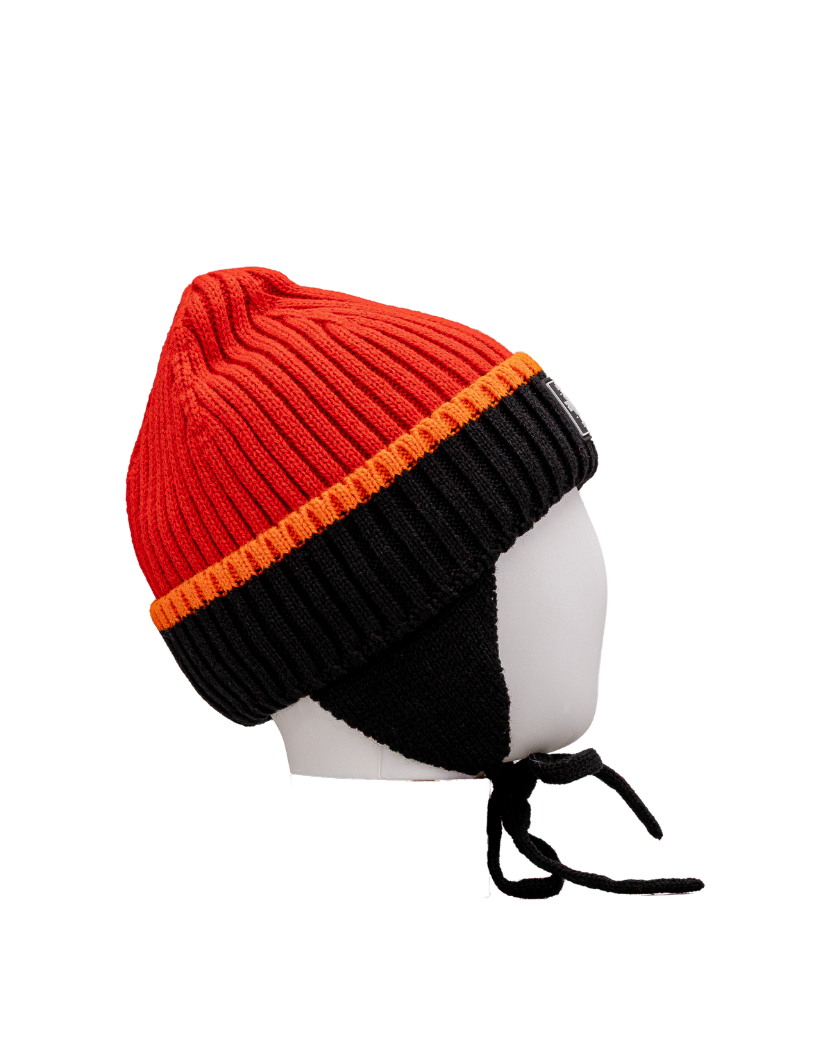 Tuque en tricot 2 14y - Rouge&noir - #97D-149