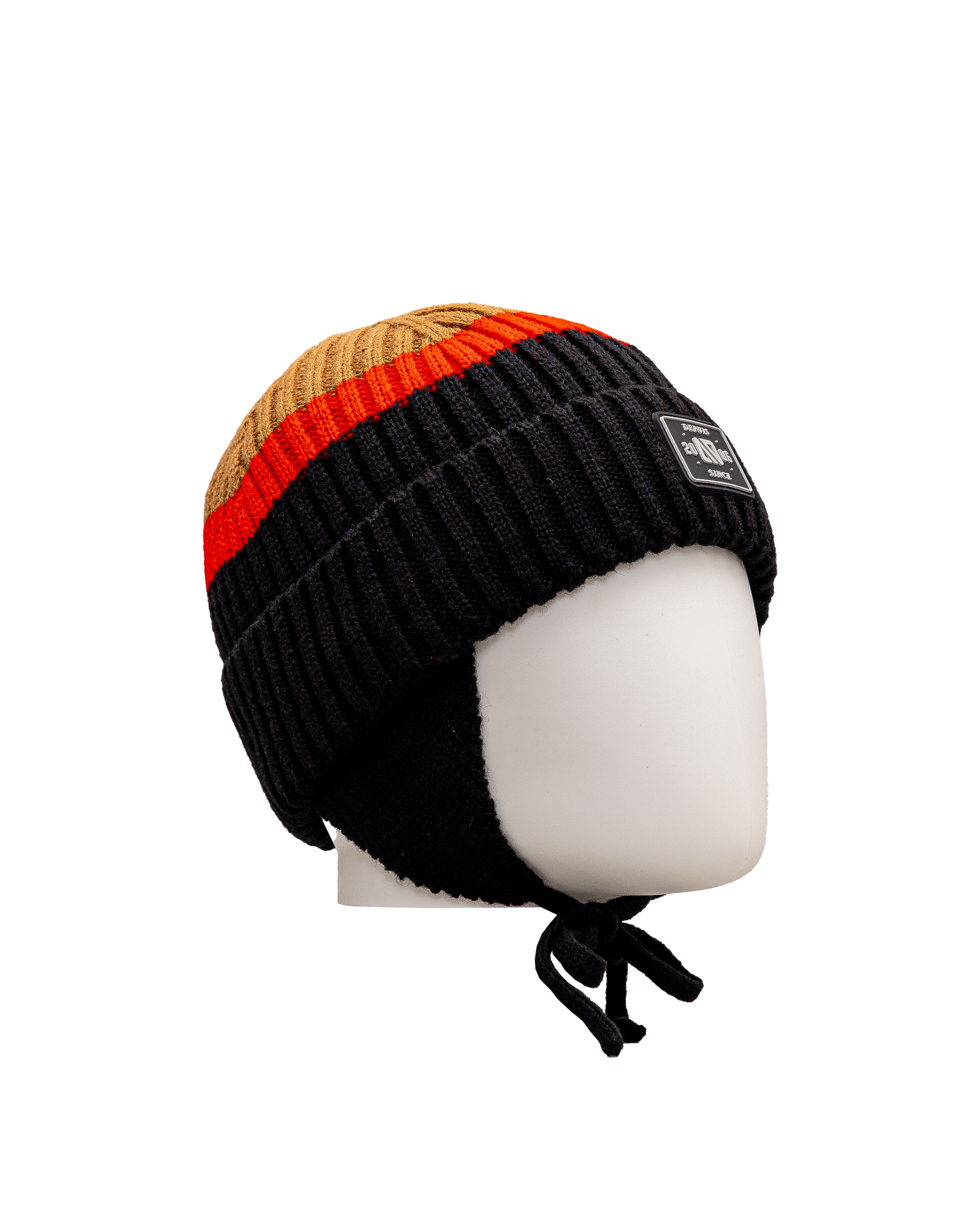 Tuque en tricot 2 14y - Noir multi - #97D-149