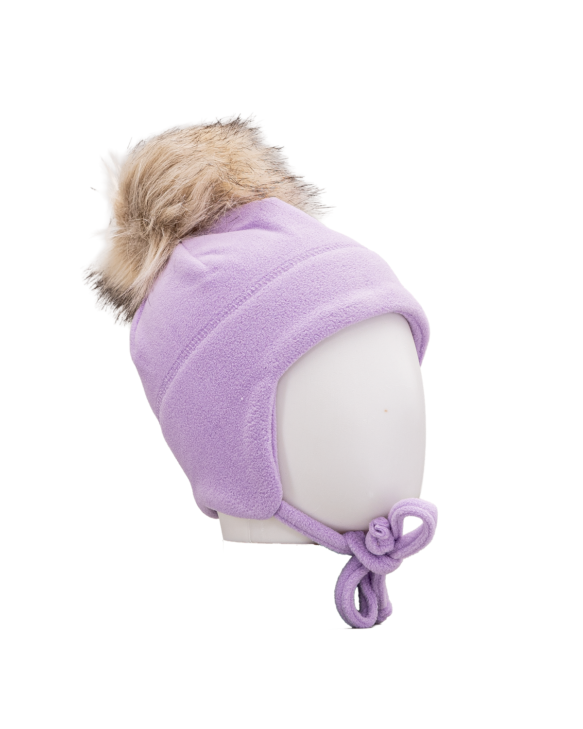 Tuque pompom micropolaire - Violet - #97D-195