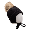 Tuque pompom micropolaire - Noir - #97D-195