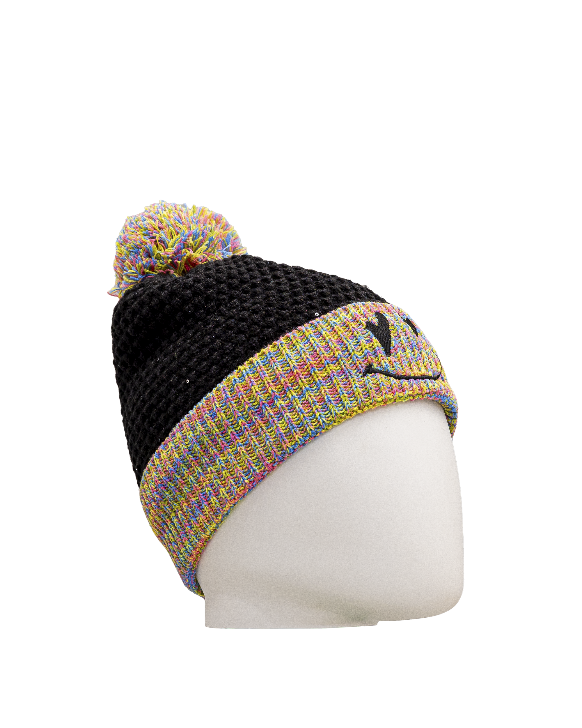 Knit hat - Noir multi - #97D-53