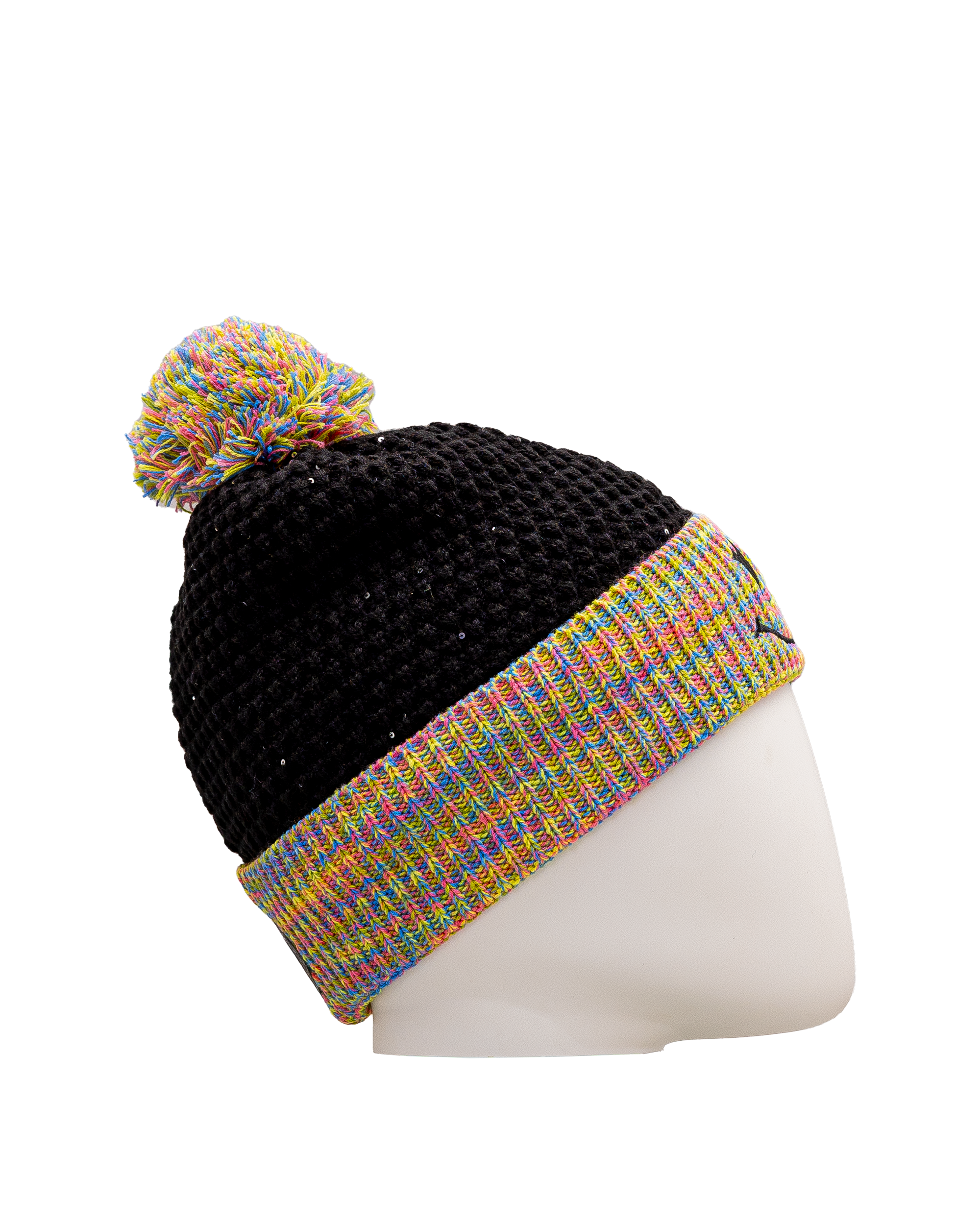 Knit hat - Noir multi - #97D-53
