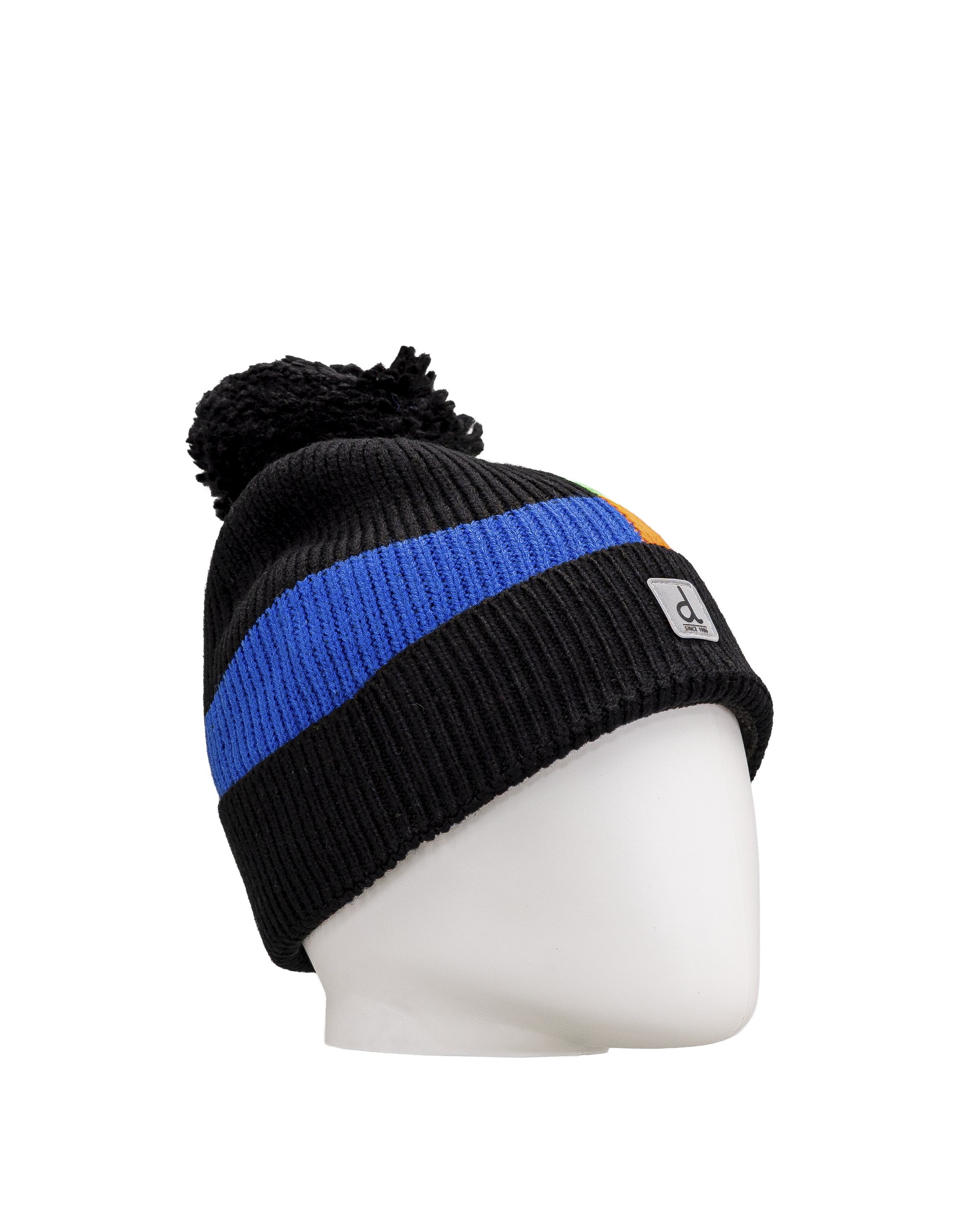 Hat with pompom  - Multicolore  - #97D-70