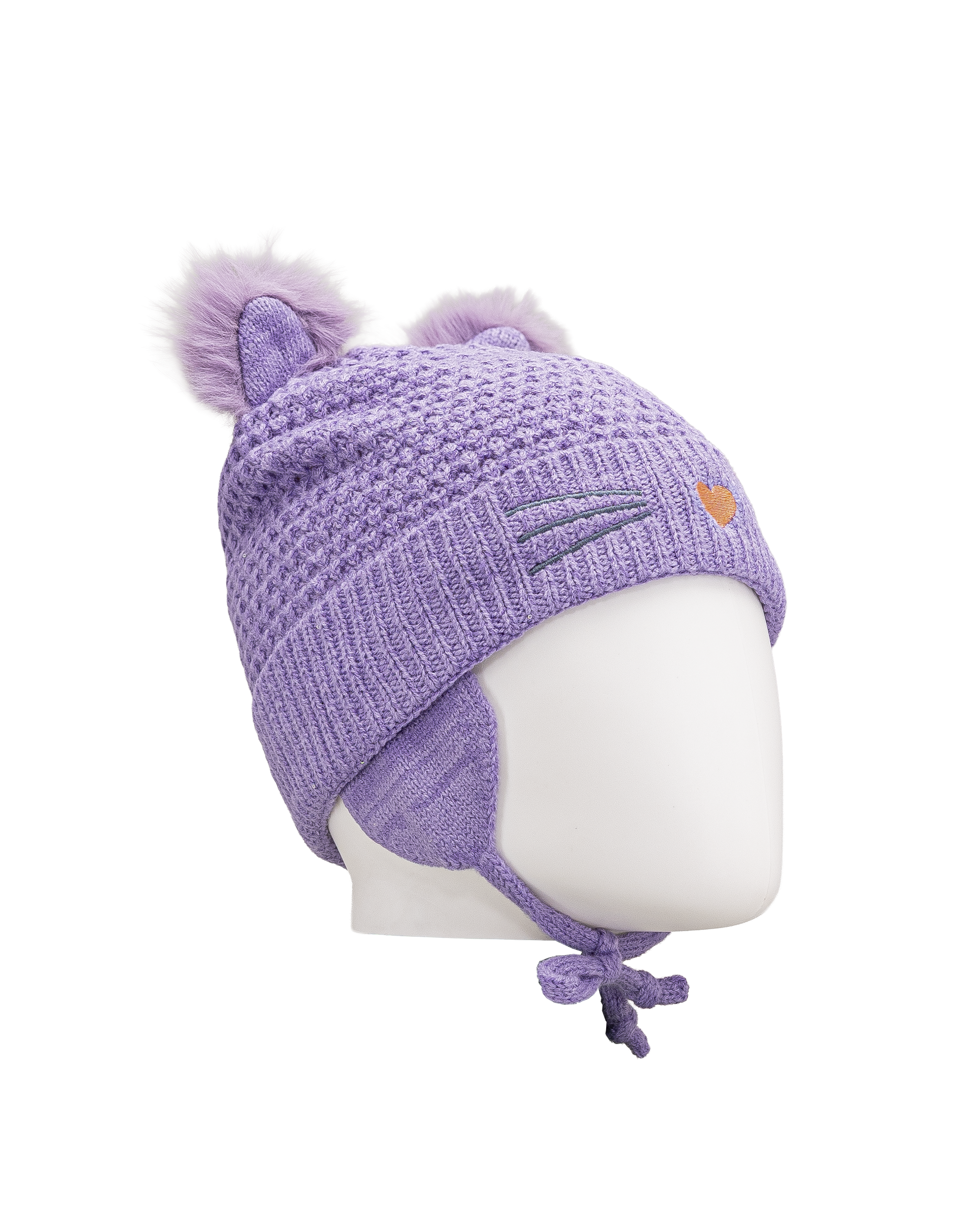 Hat with ears  - Violet - #97D-90