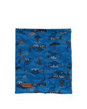 Jersey neckwarmer printed - Bleu - #97F-11