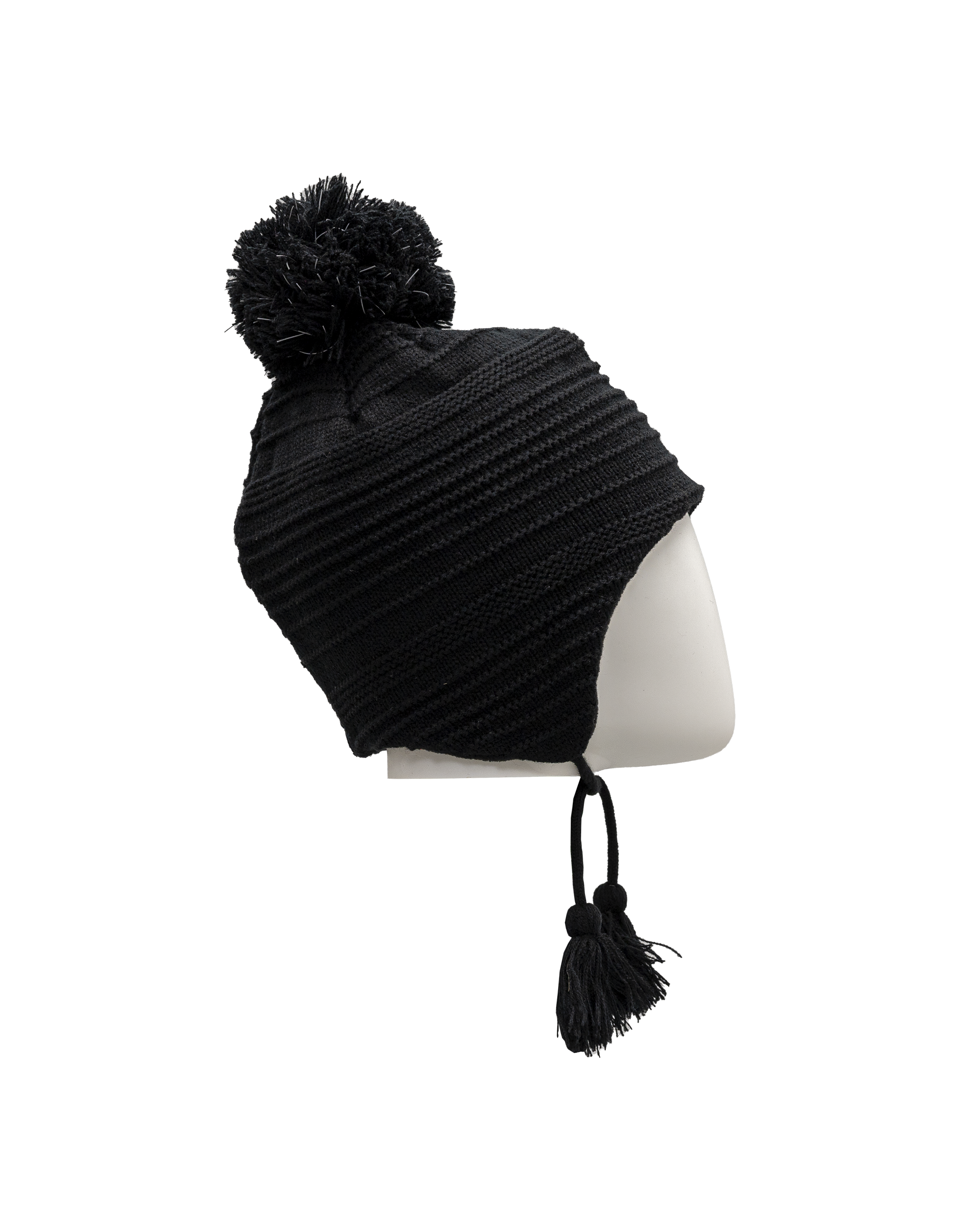 the reflective pompom  - Noir - #97P-564