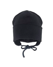 Tuque uni pompon - Noir - #97P-566